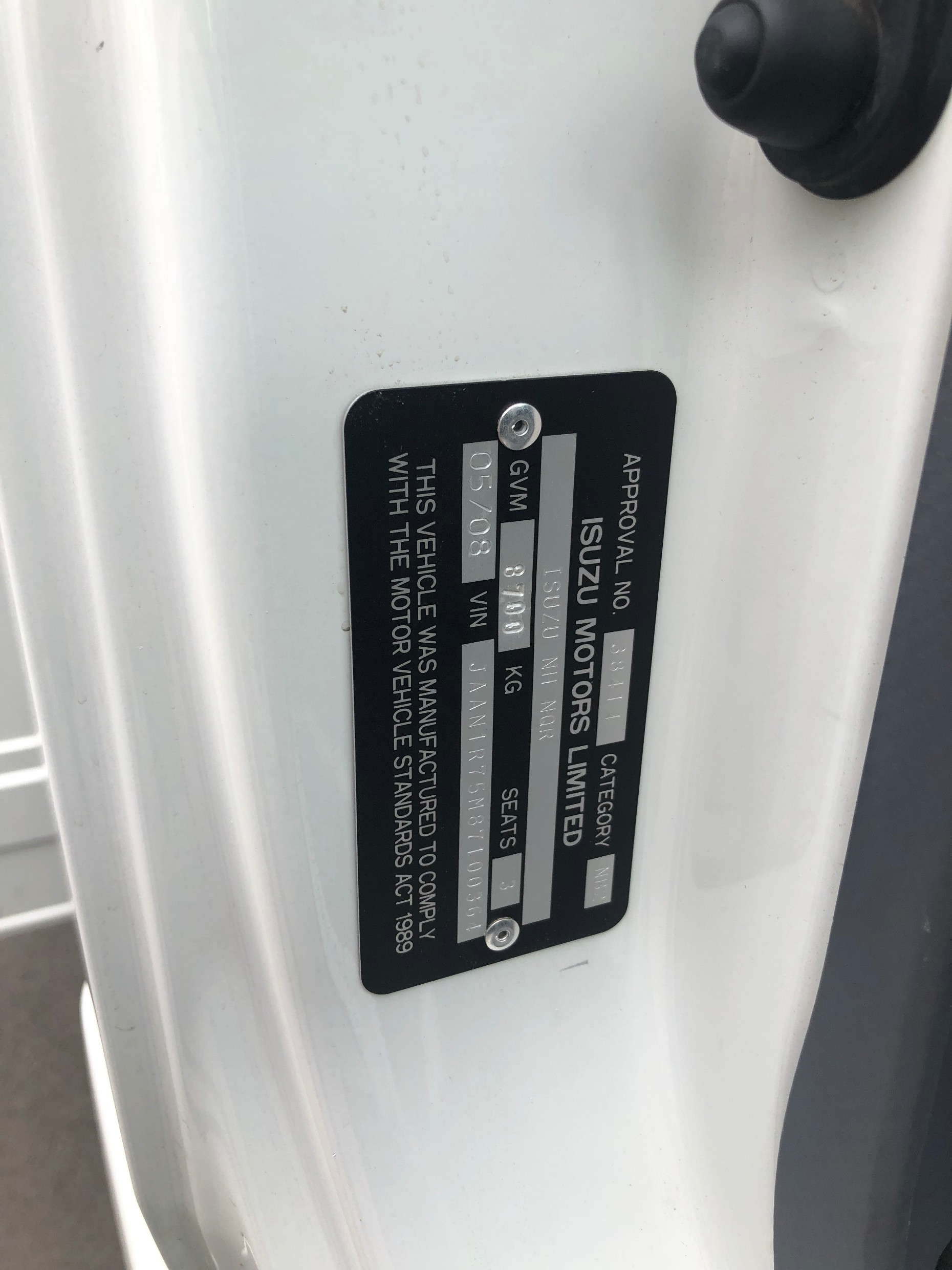 2008 ISUZU NQR450 ** VERY LOW KM'S ** 8 PALLET TRUCK MANUAL CURTAINSIDER