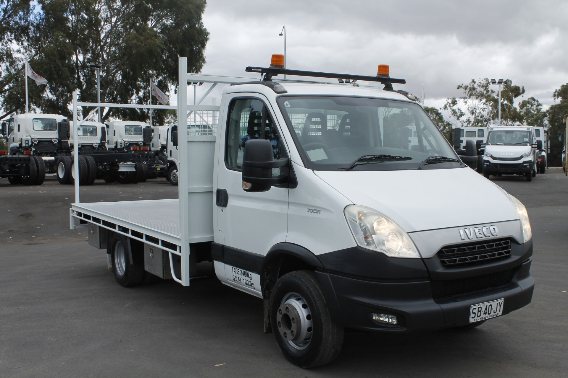 2015 IVECO DAILY 70C21 TRAY TOP TRUCK MANUAL TRAY