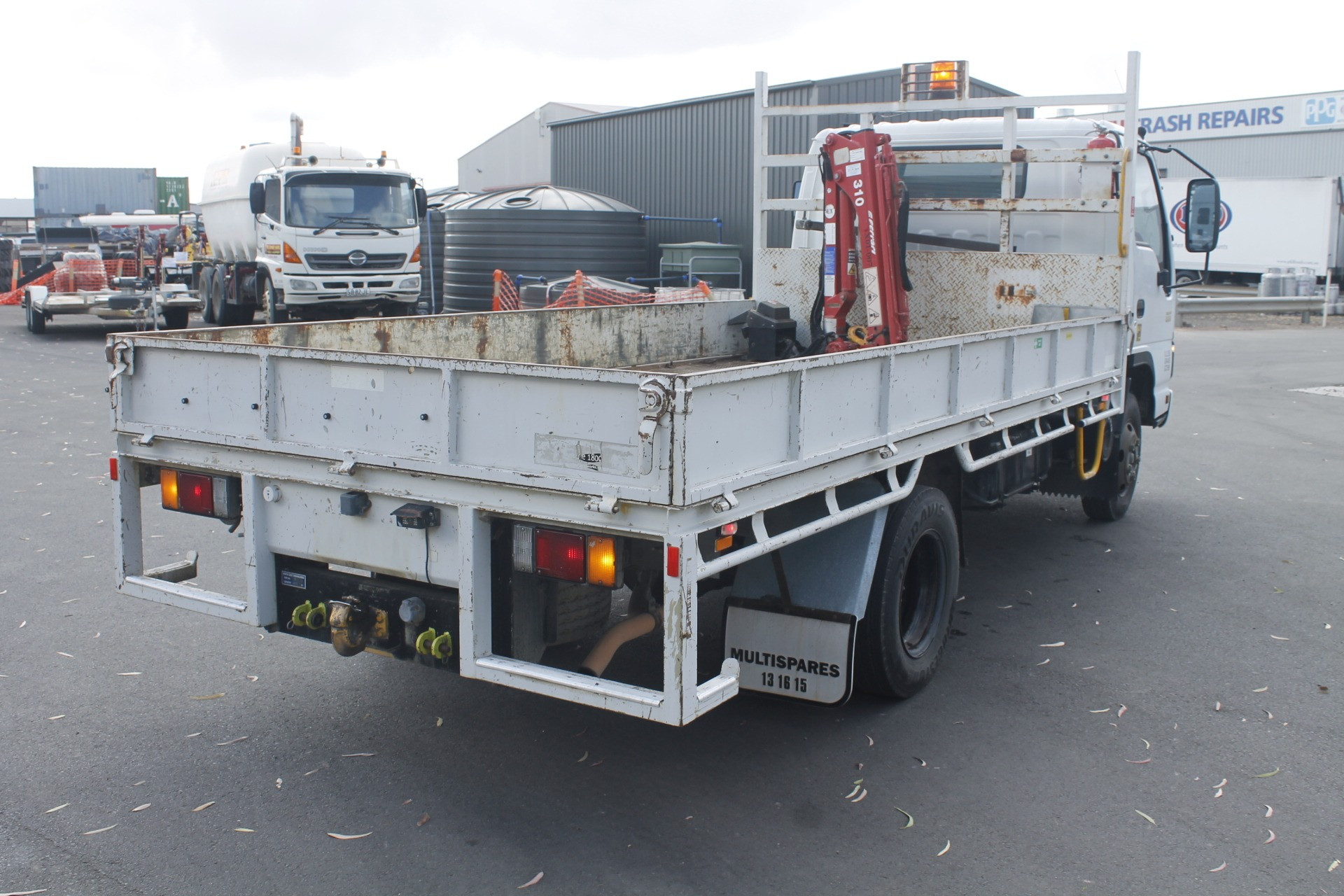 2006 ISUZU NPR200 MEDIUM TRAYTOP TRUCK MANUAL TRAY