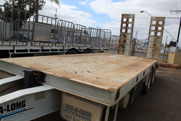 2017 TAG A LONG HEAVY DUTY (WITH RAMPS) TRAILER 