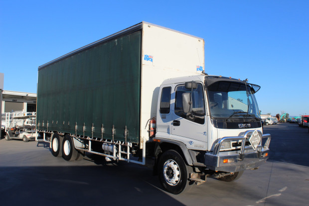2007 ISUZU FVM1400 MANUAL CURTAINSIDER