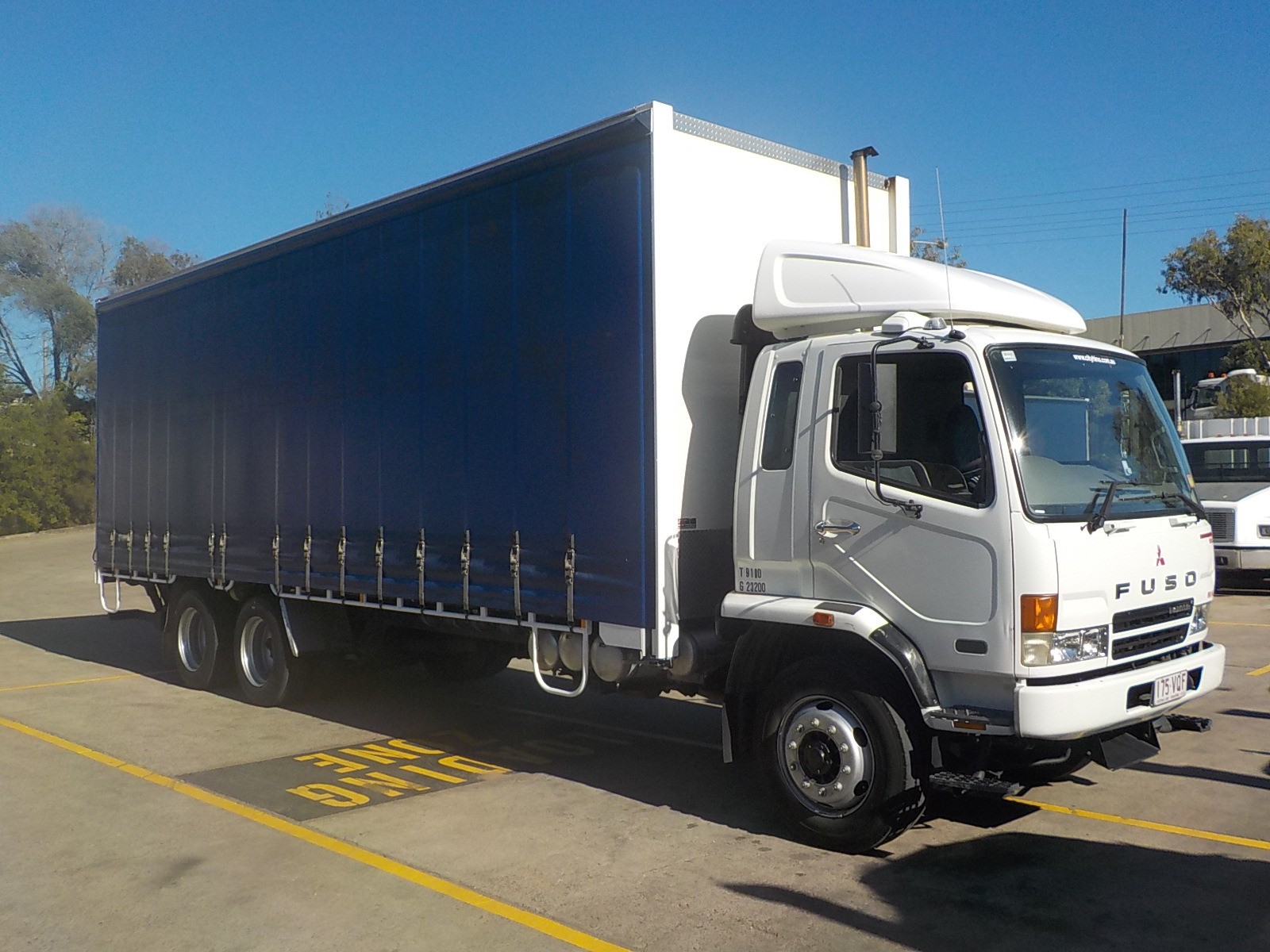 2006 MITSUBISHI FN600 FUSO FN 600 MANUAL CURTAINSIDER