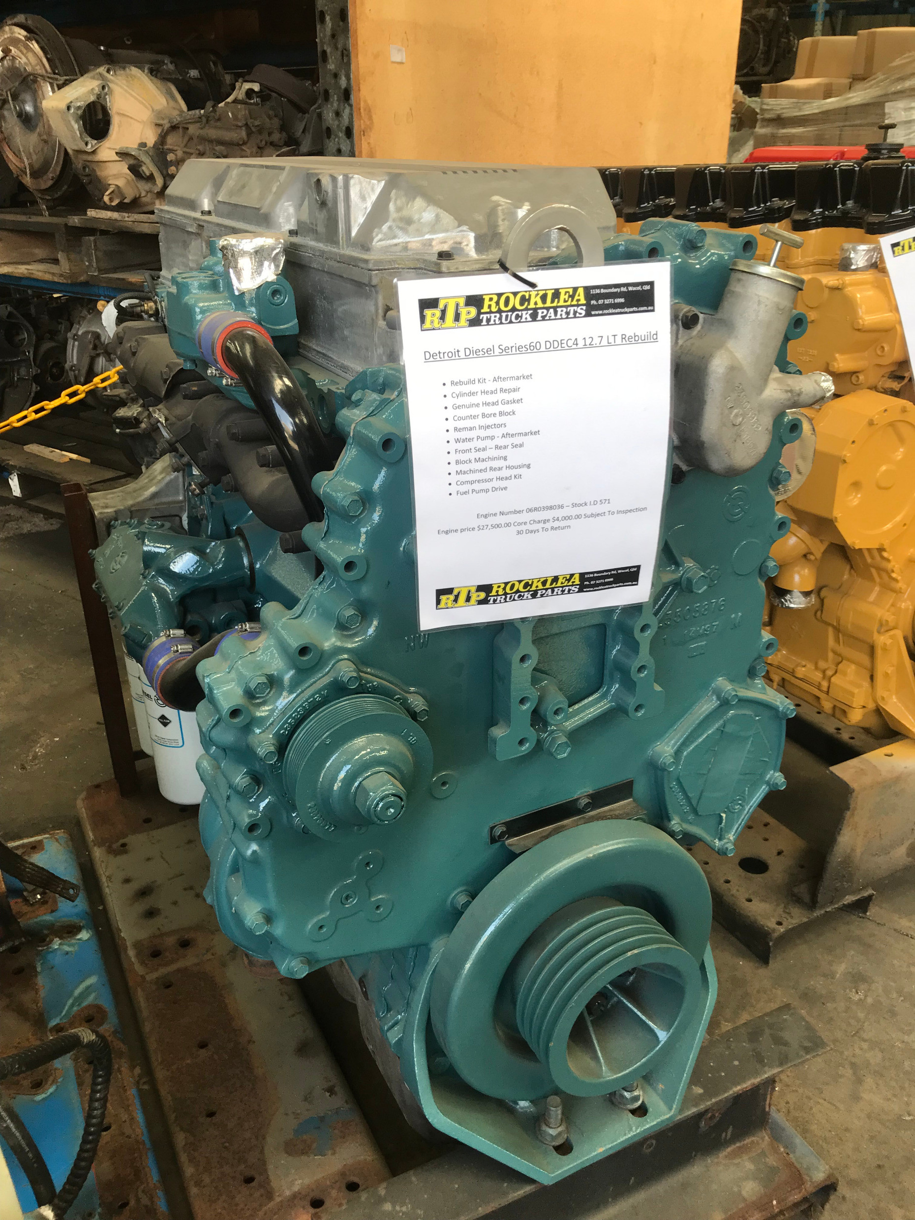 DETROIT DIESEL SERIES 60 DDEC4 12.7LT ENGINE
