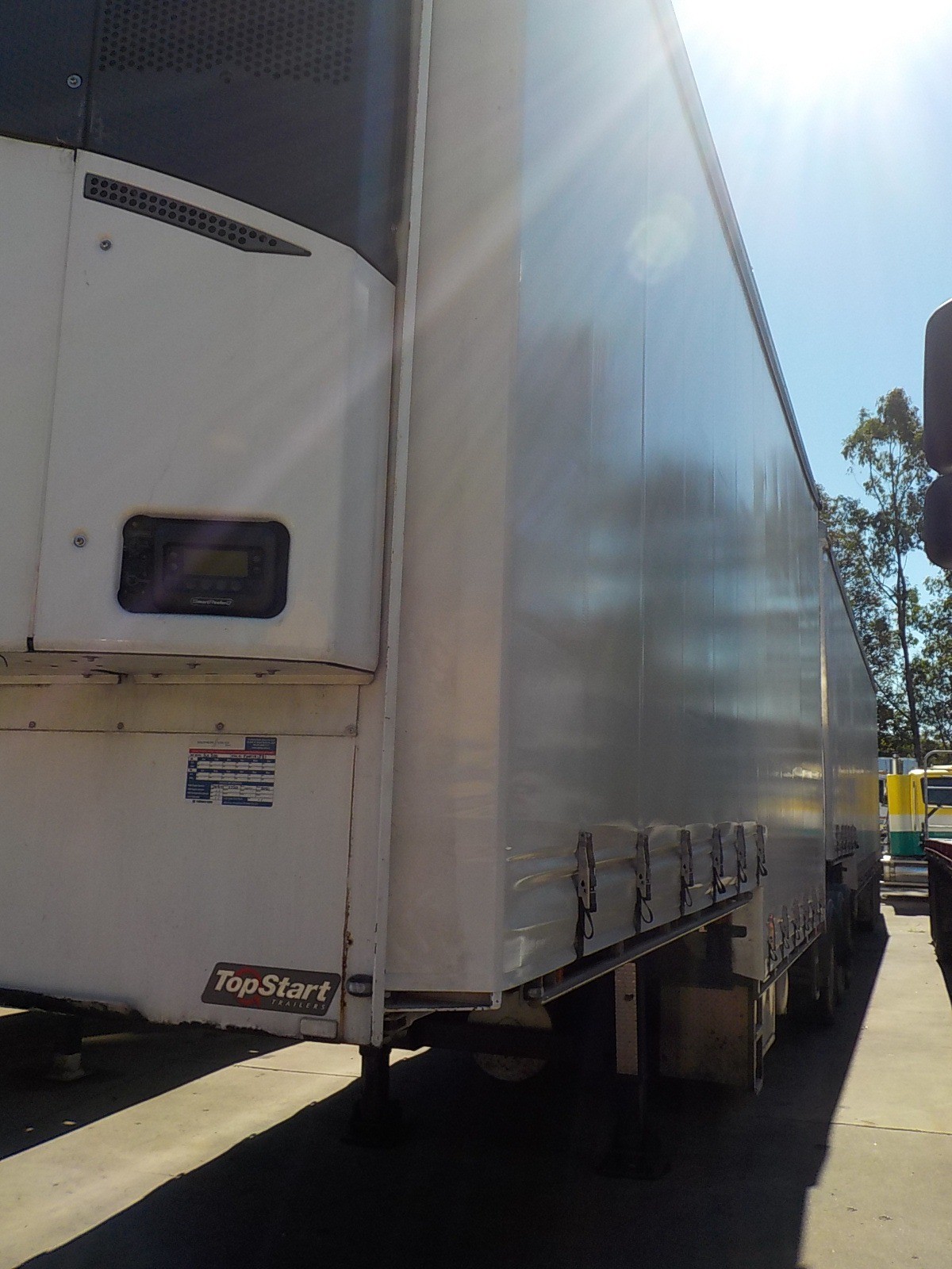 2008 TOPSTART REFRIG CURTAINSIDER TRAILER B/D COMBINATION TST887-A &AMP; TST886-B