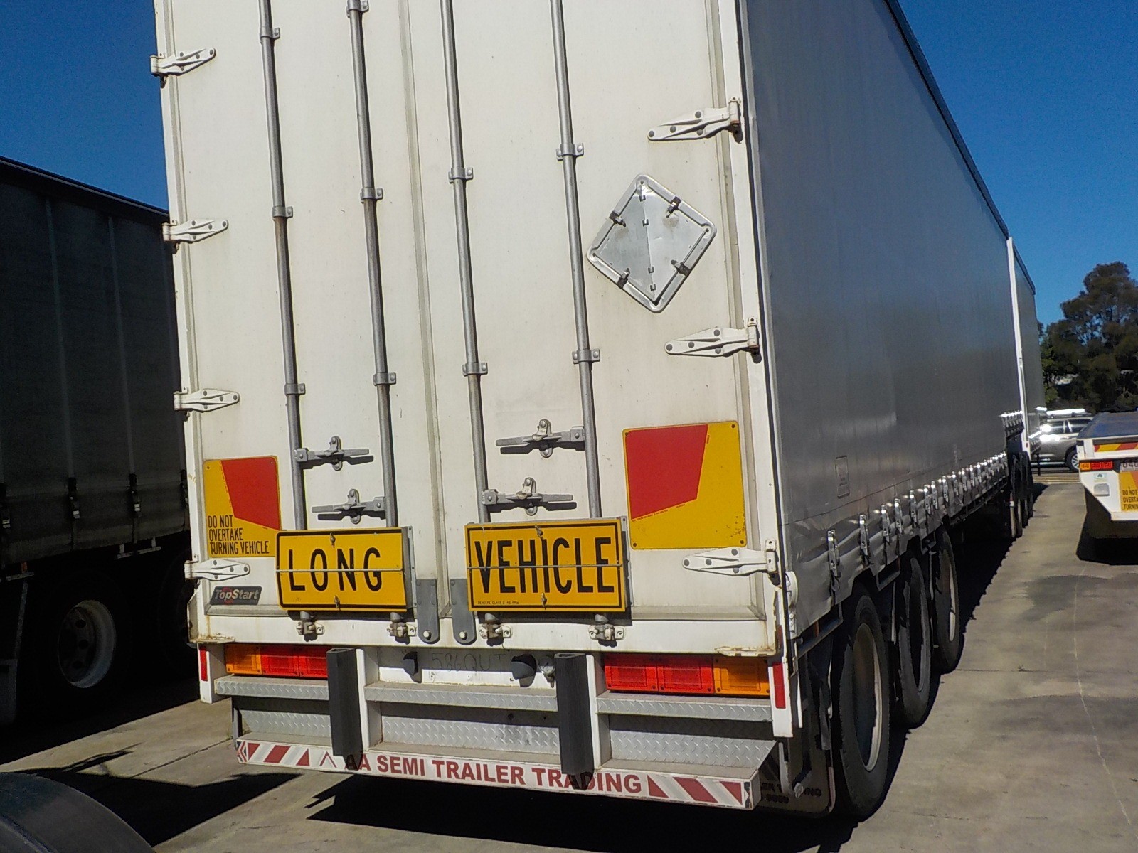2008 TOPSTART REFRIG CURTAINSIDER TRAILER B/D COMBINATION TST887-A &AMP; TST886-B