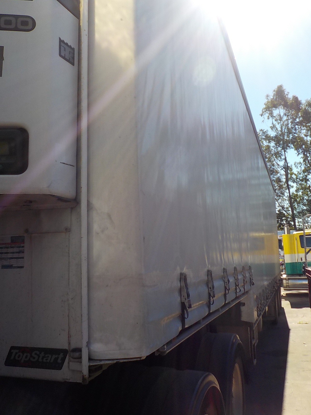 2008 TOPSTART REFRIG CURTAINSIDER TRAILER B/D COMBINATION TST887-A &AMP; TST886-B