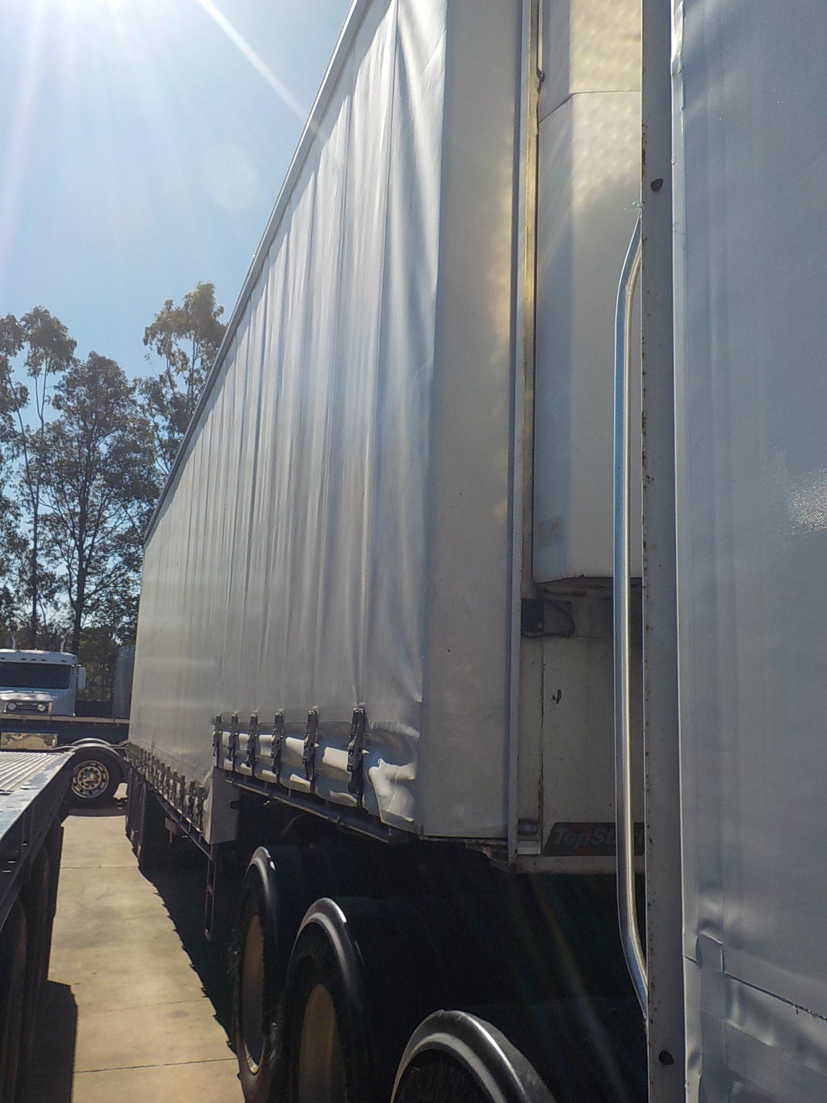 2008 TOPSTART REFRIG CURTAINSIDER TRAILER B/D COMBINATION TST887-A &AMP; TST886-B
