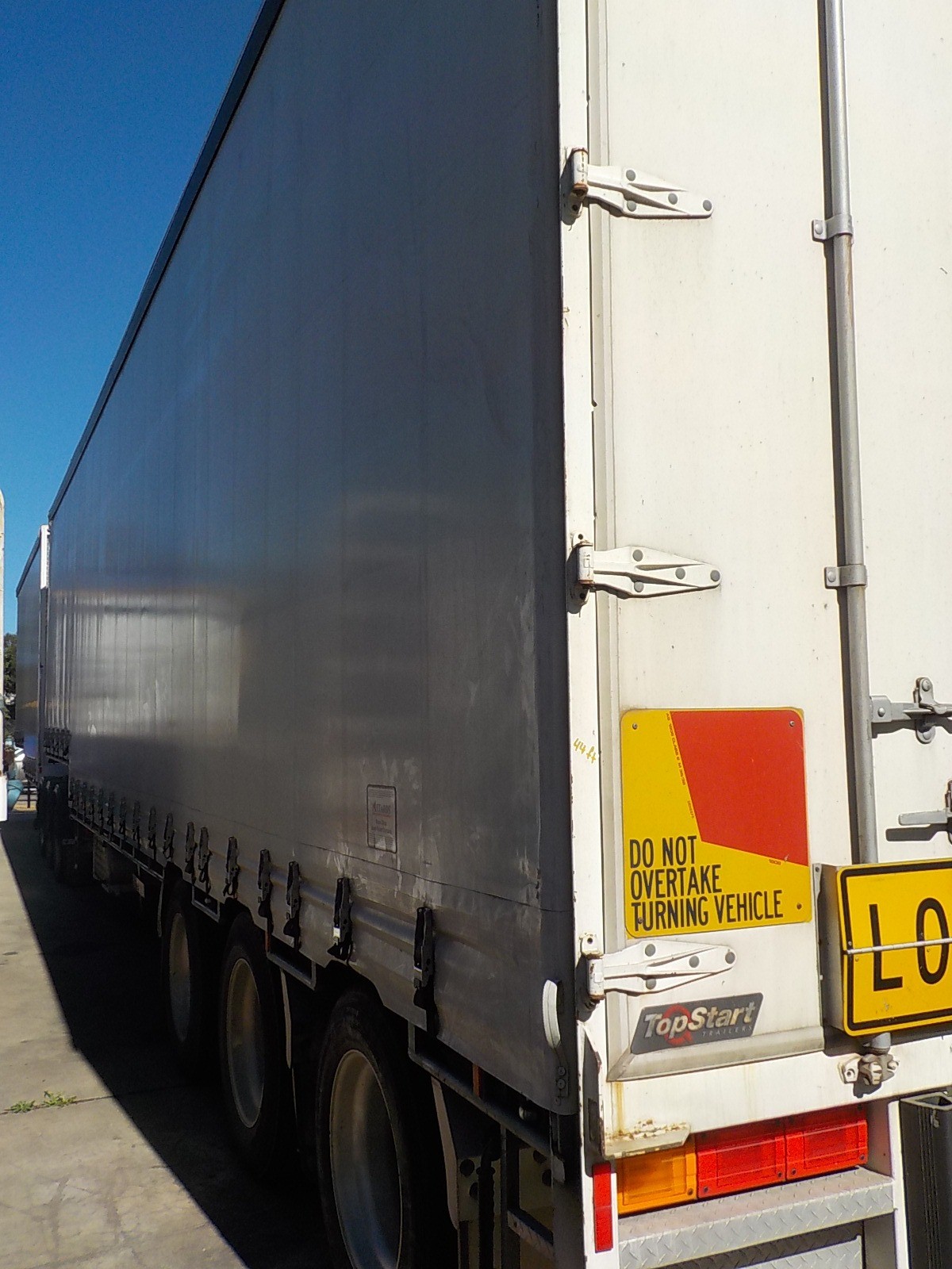 2008 TOPSTART REFRIG CURTAINSIDER TRAILER B/D COMBINATION TST887-A &AMP; TST886-B