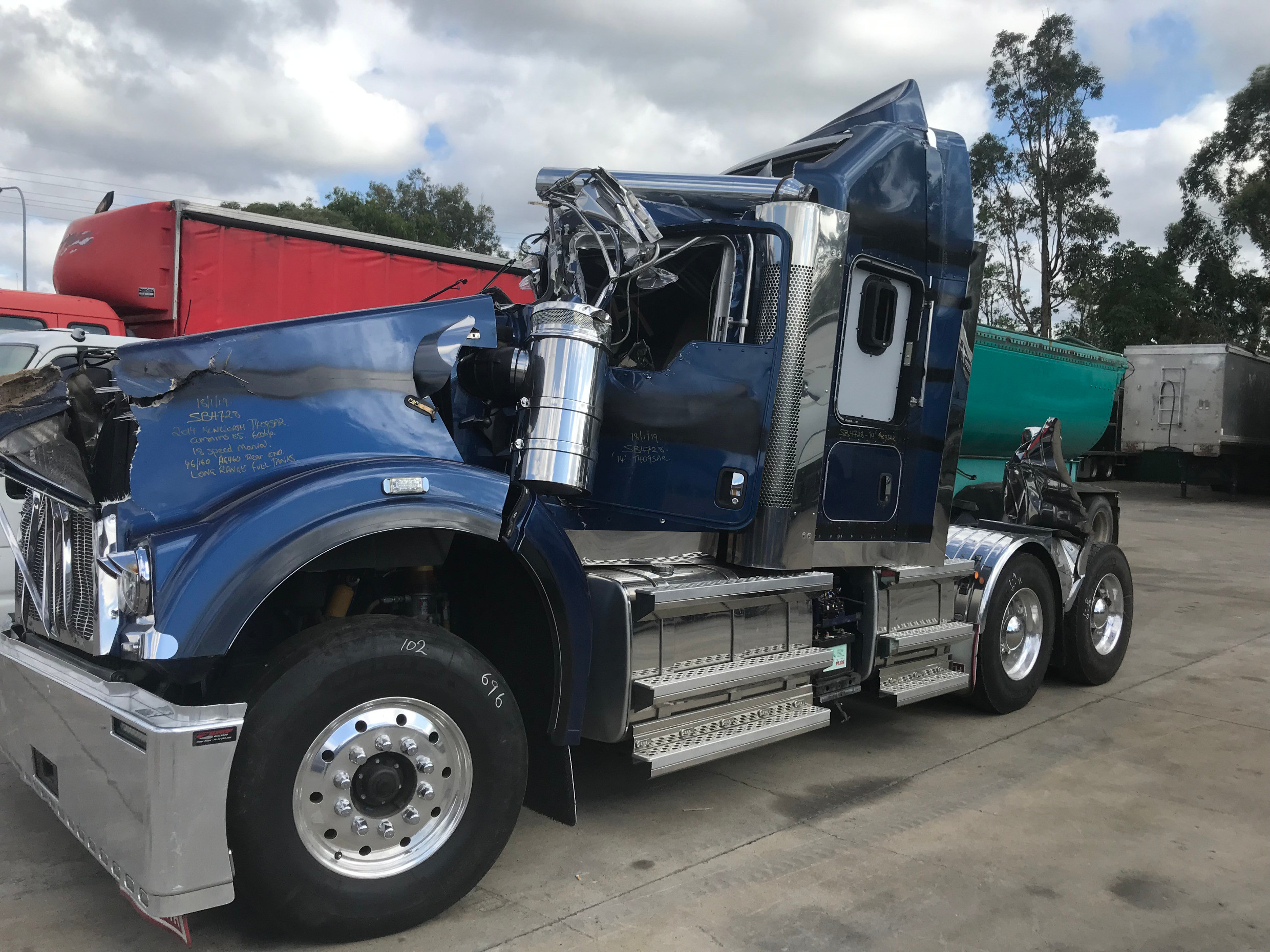 2014 KENWORTH T409SAR TRUCK MANUAL PRIMEMOVER