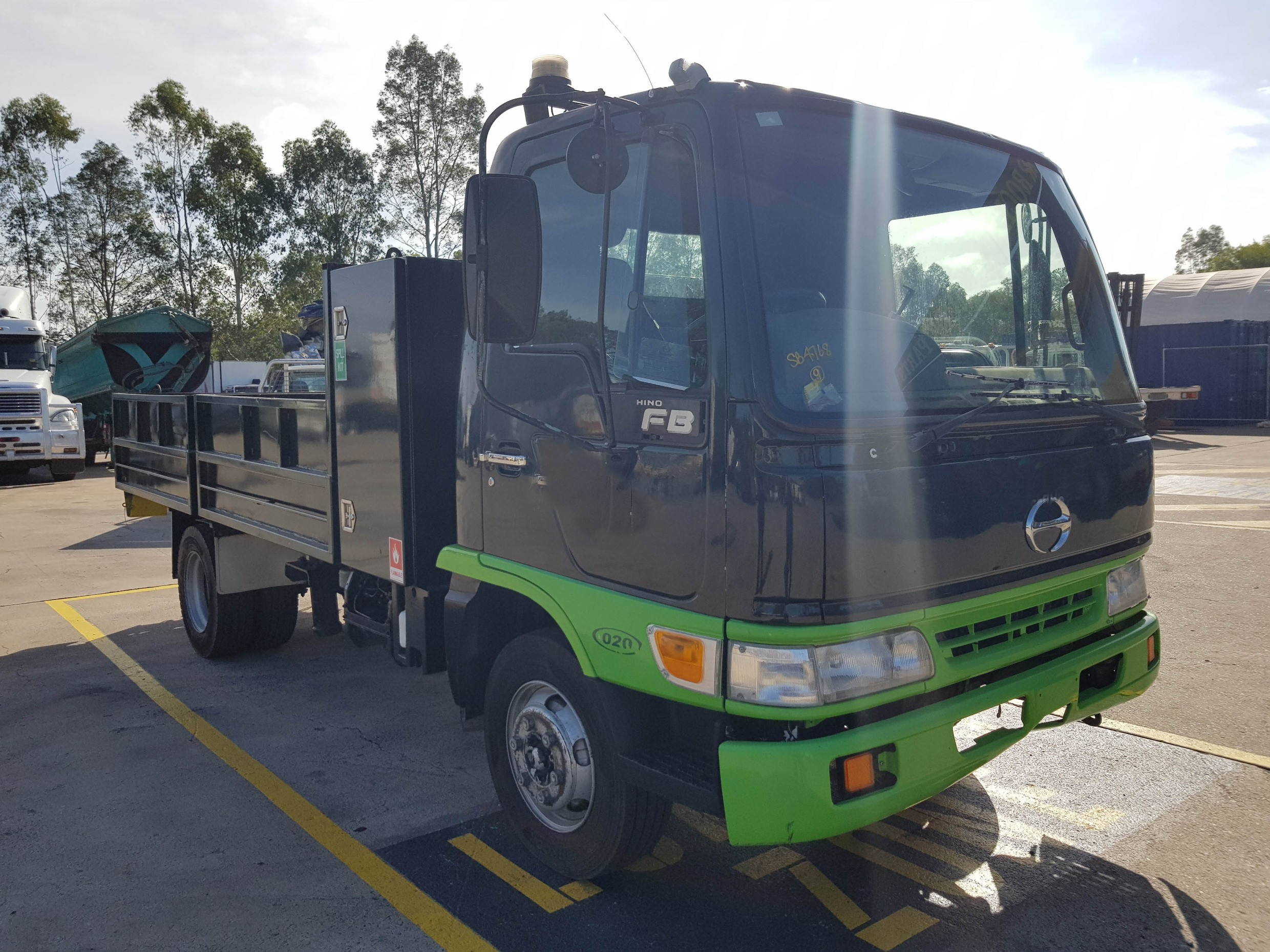 2000 HINO FB 4J SERIES TRUCK MANUAL TIPPER