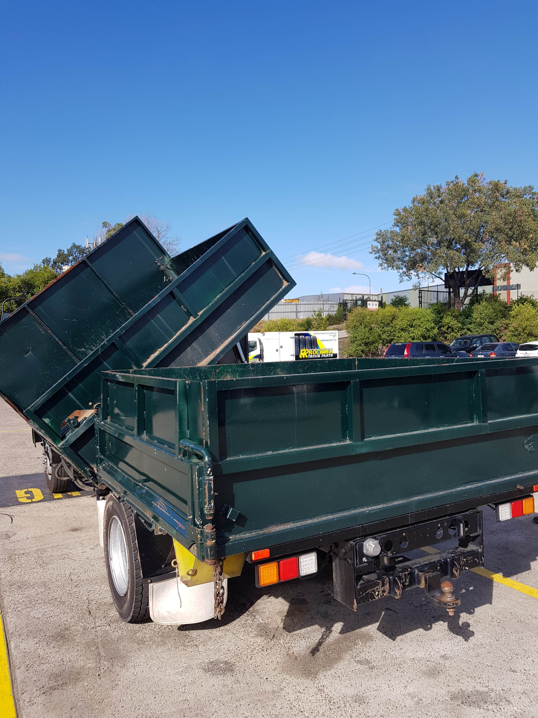2000 HINO FB 4J SERIES TRUCK MANUAL TIPPER
