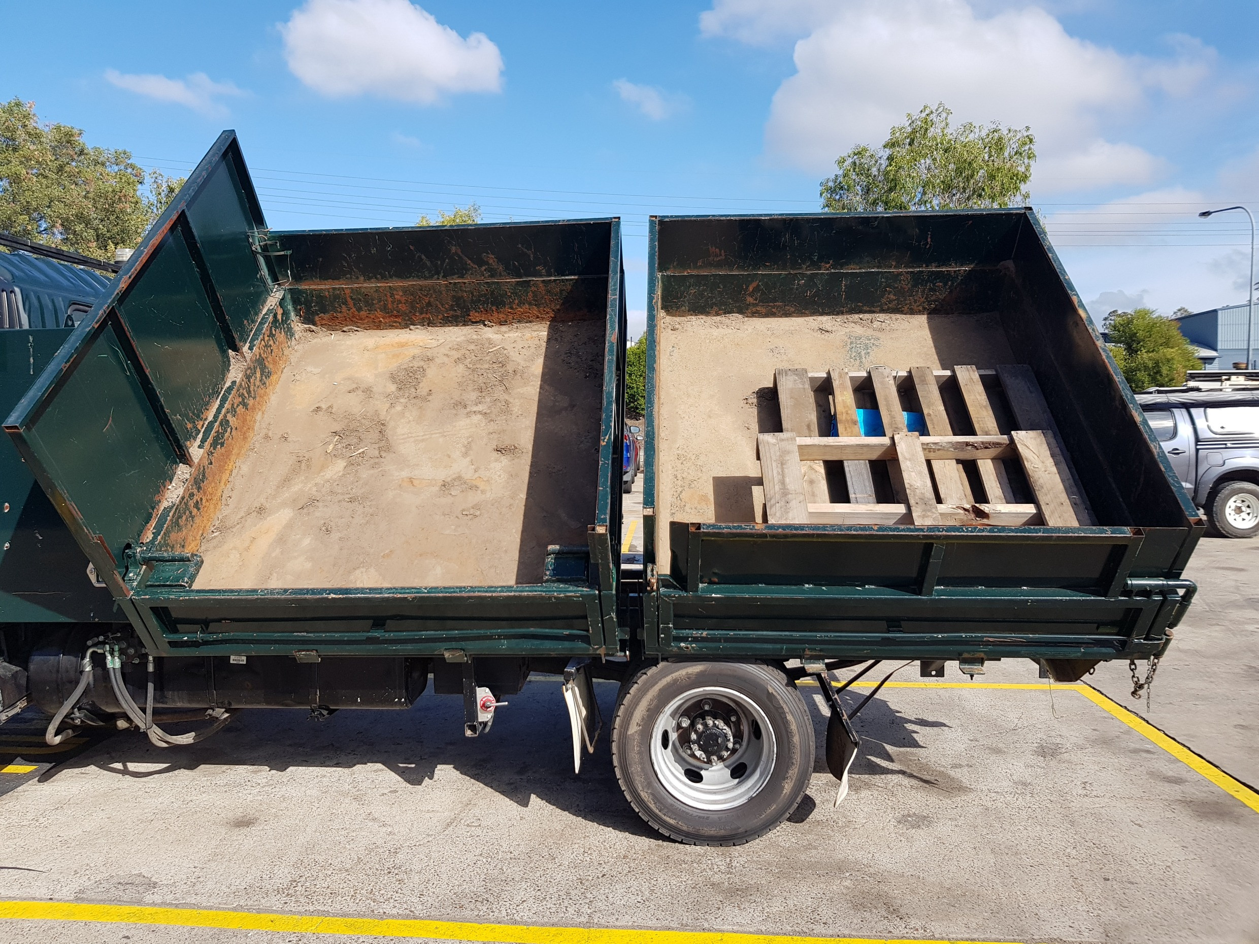2000 HINO FB 4J SERIES TRUCK MANUAL TIPPER