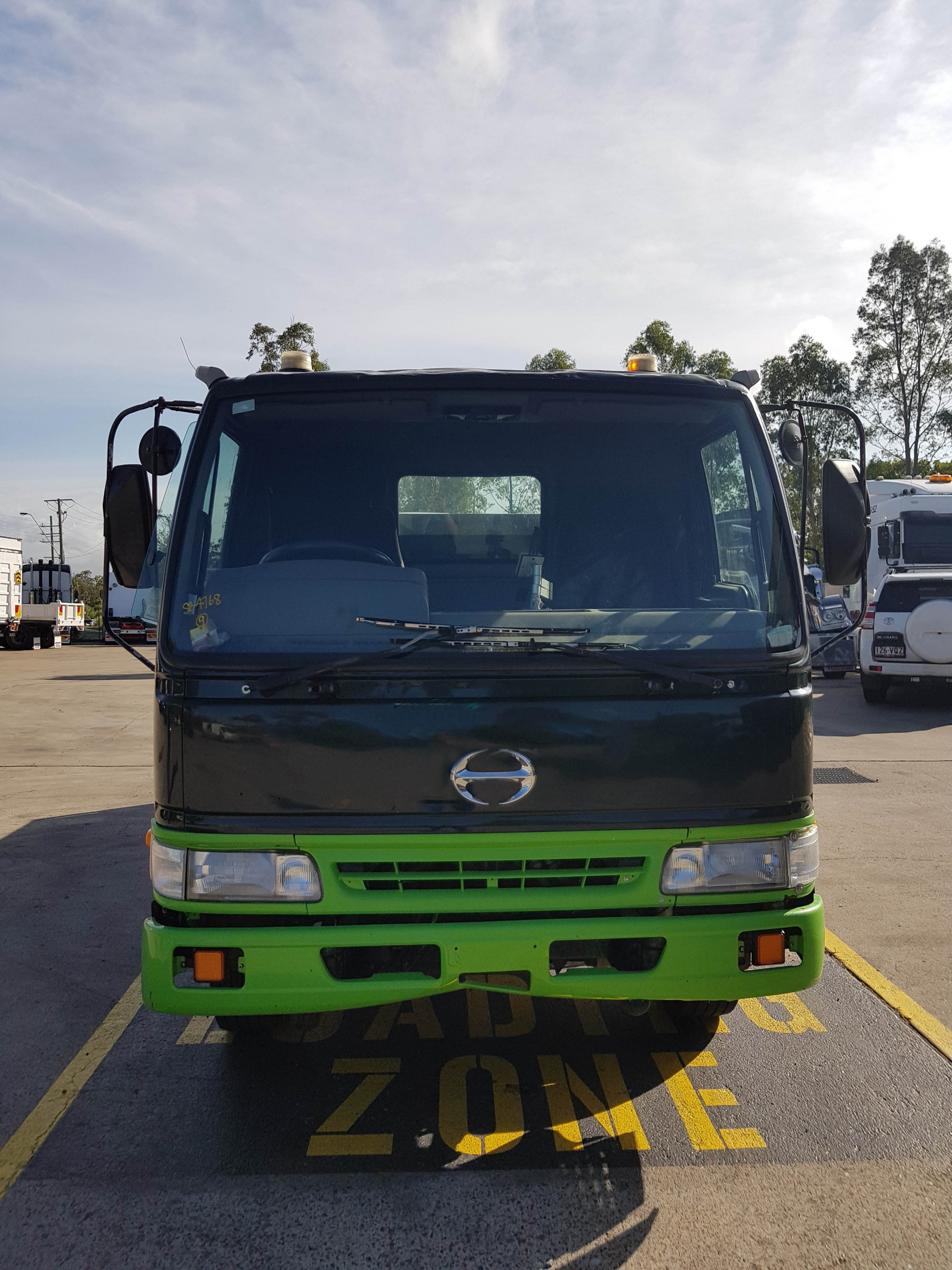 2000 HINO FB 4J SERIES TRUCK MANUAL TIPPER