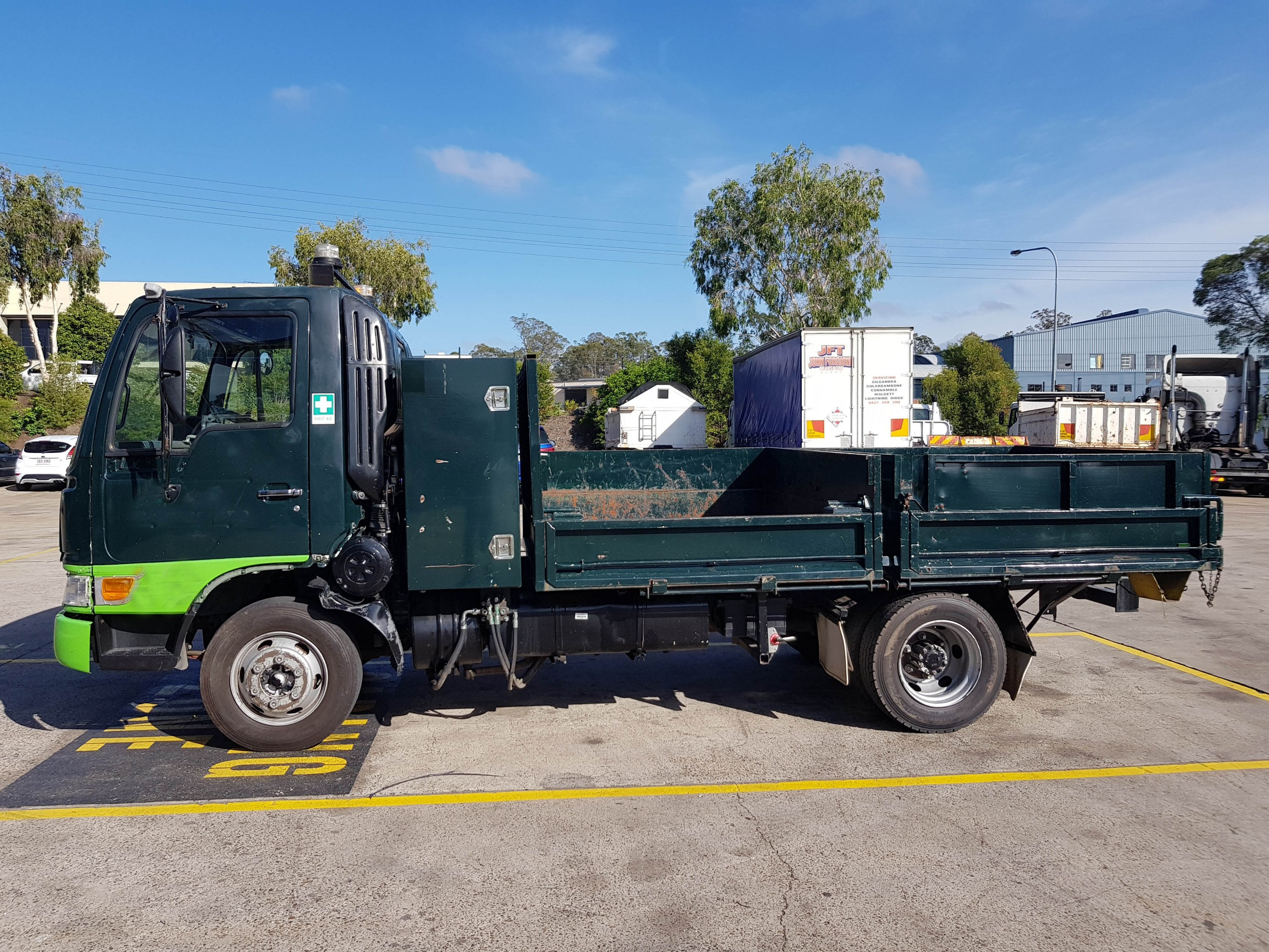 2000 HINO FB 4J SERIES TRUCK MANUAL TIPPER