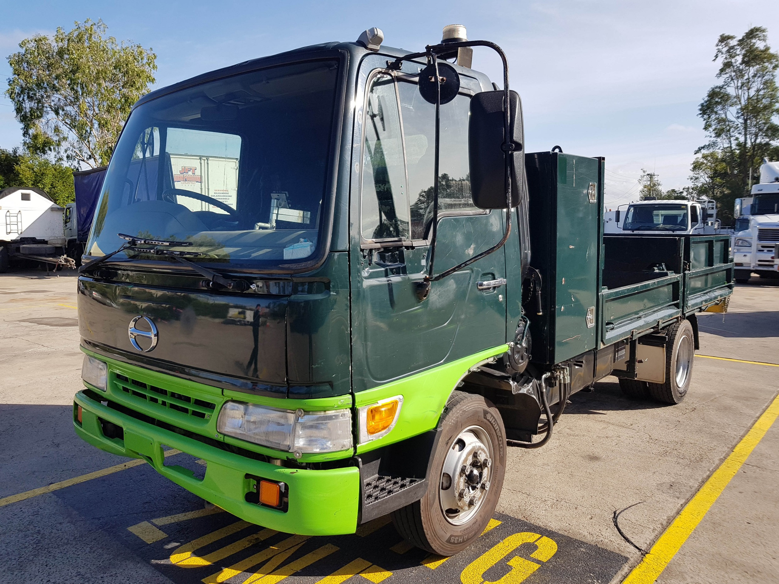 2000 HINO FB 4J SERIES TRUCK MANUAL TIPPER