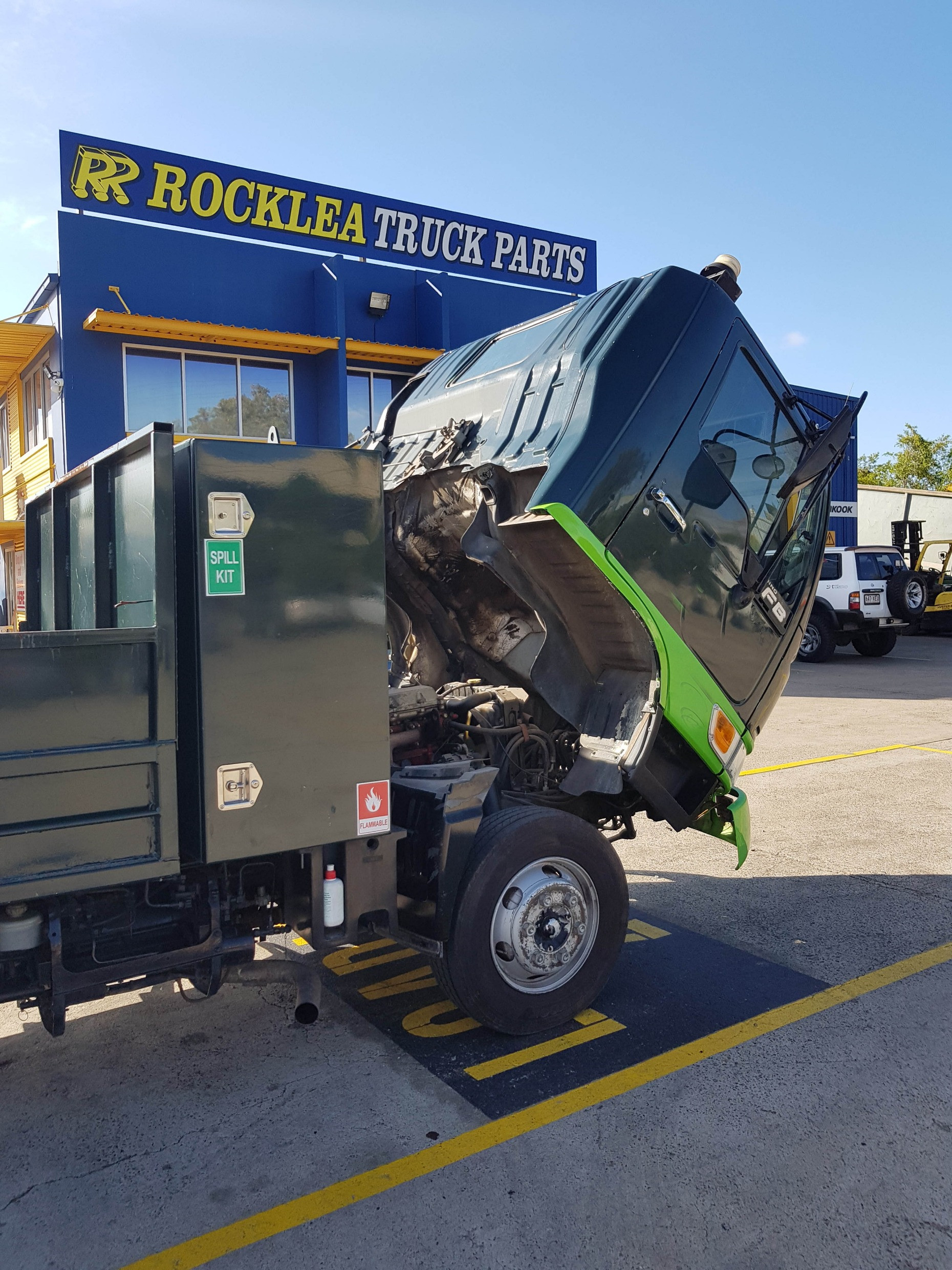 2000 HINO FB 4J SERIES TRUCK MANUAL TIPPER