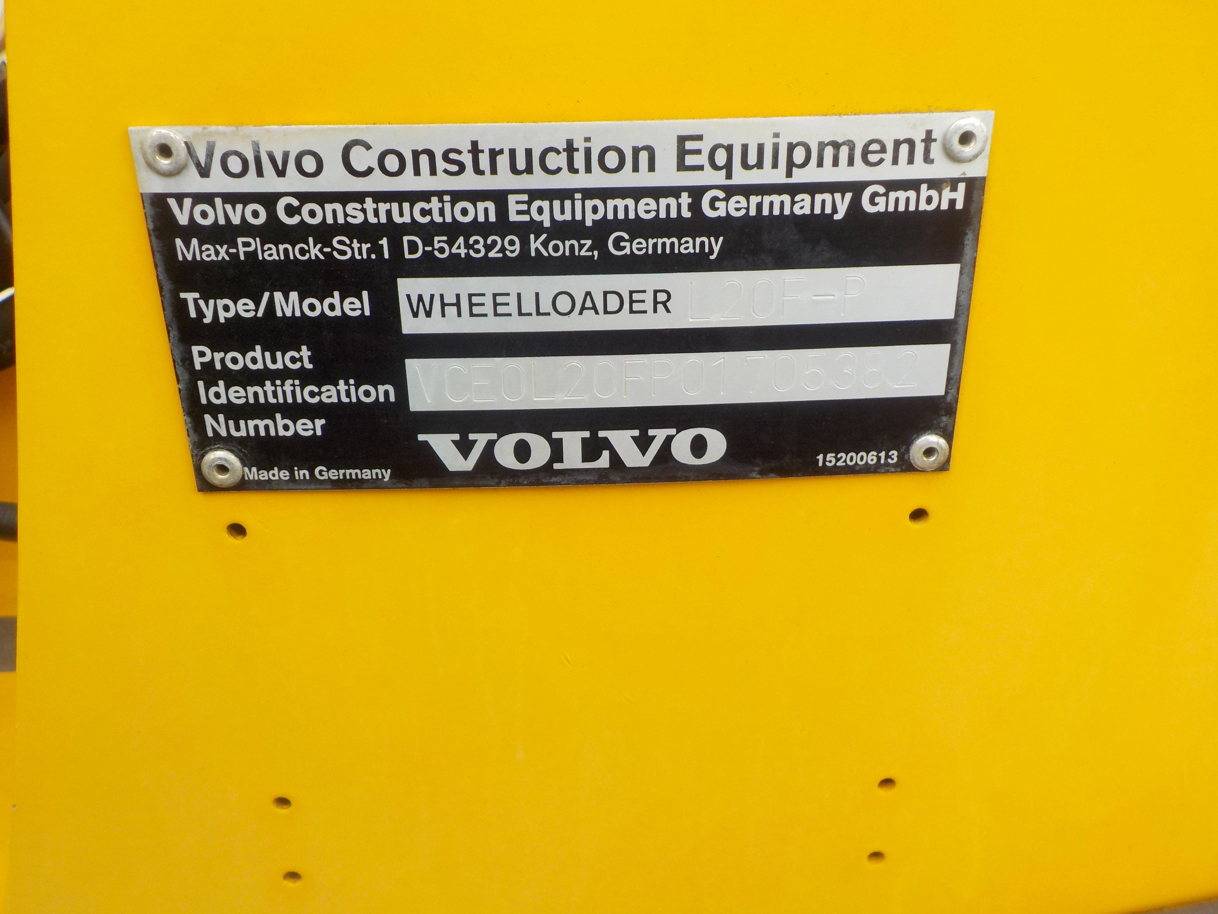 2011 VOLVO L25 FRONT END LOADER
