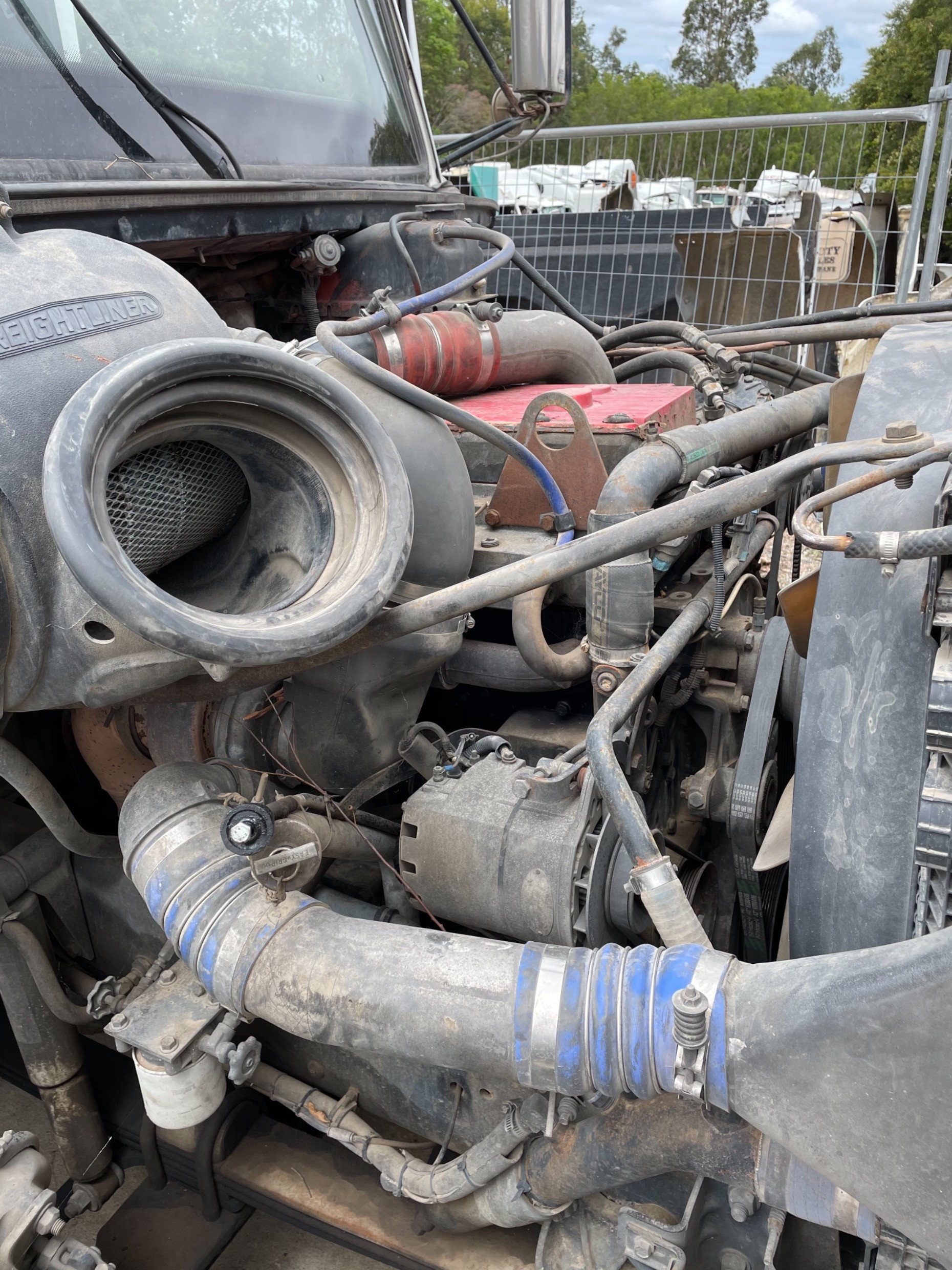1997 FREIGHTLINER FL112 CRANE TRUCK