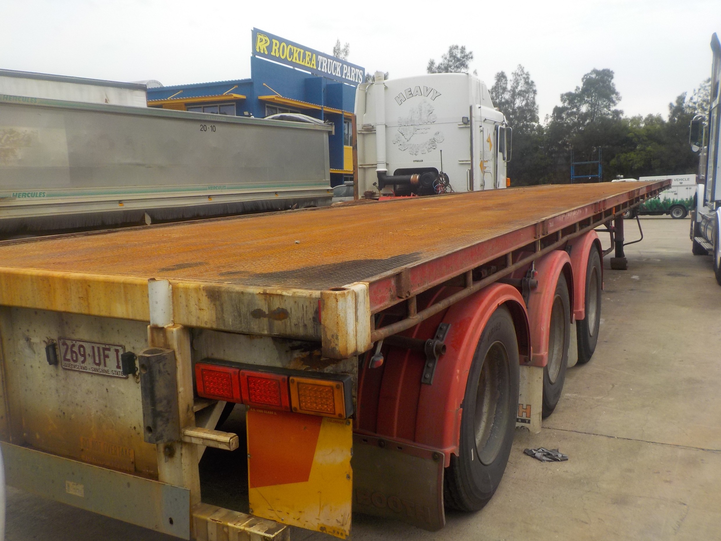 1995 FREIGHTER FLAT TOP TRAILER ST-