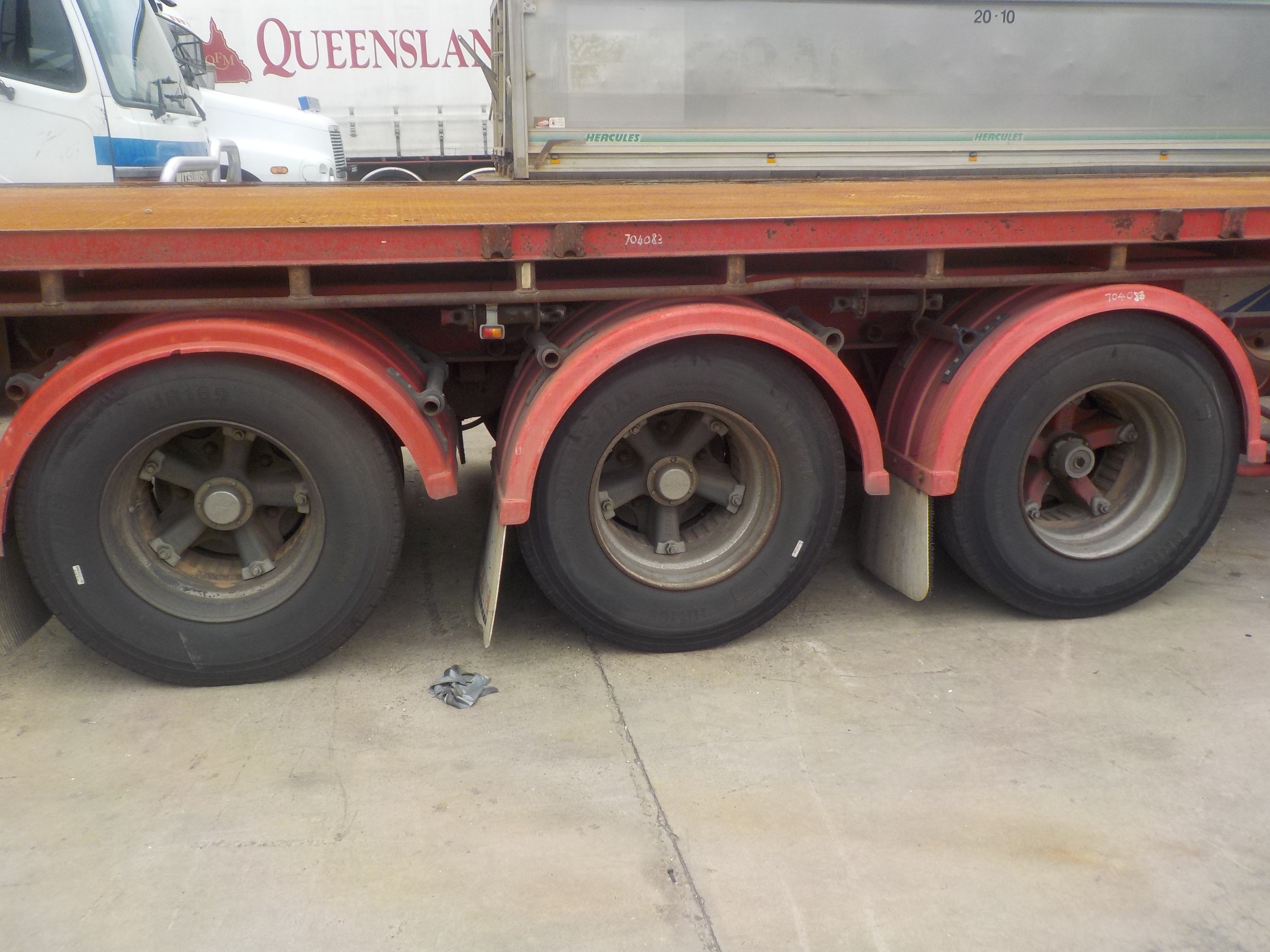 1995 FREIGHTER FLAT TOP TRAILER ST-
