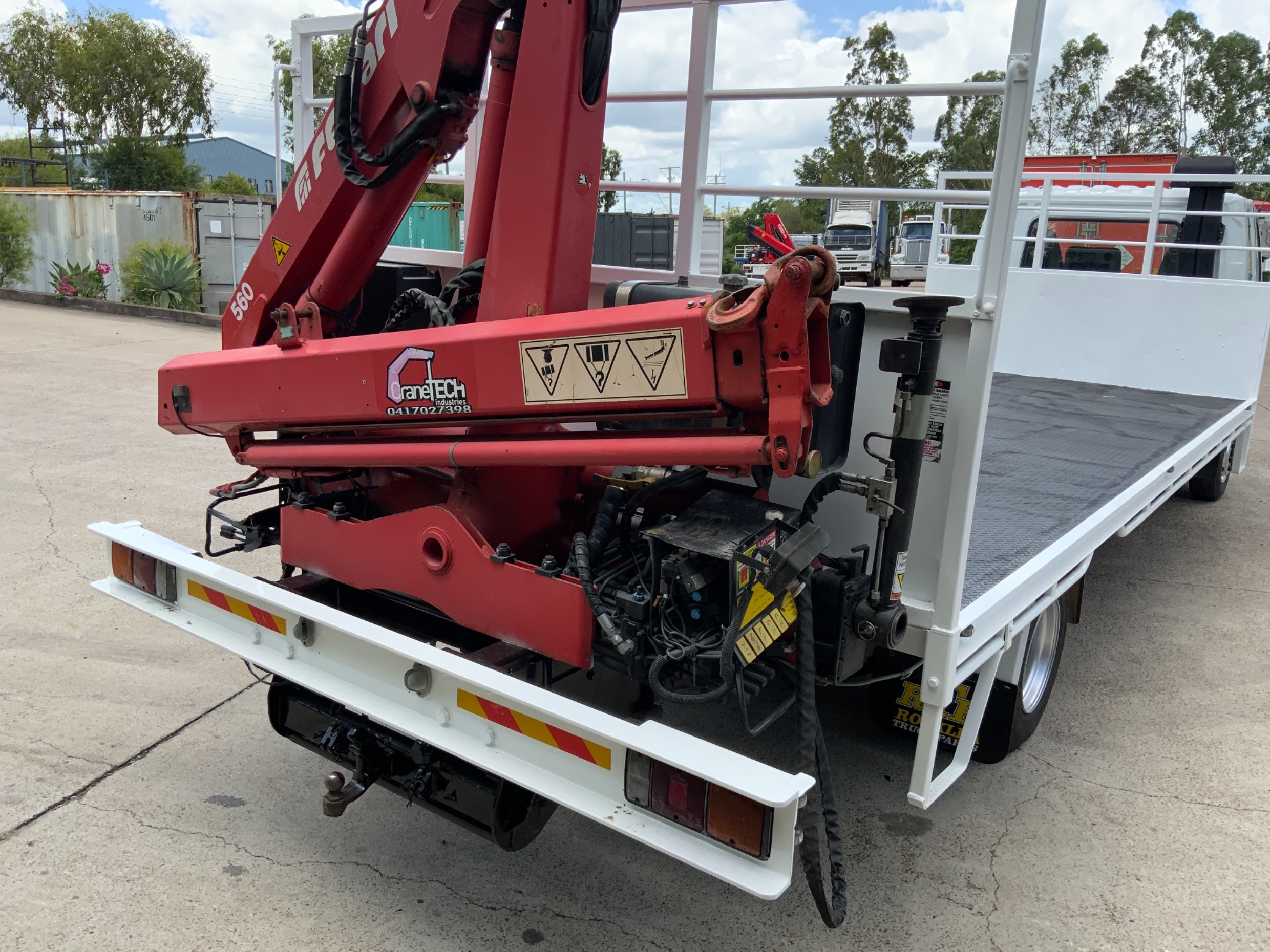 2009 MITSUBISHI FK600 FIGHTER MANUAL CRANE TRUCK