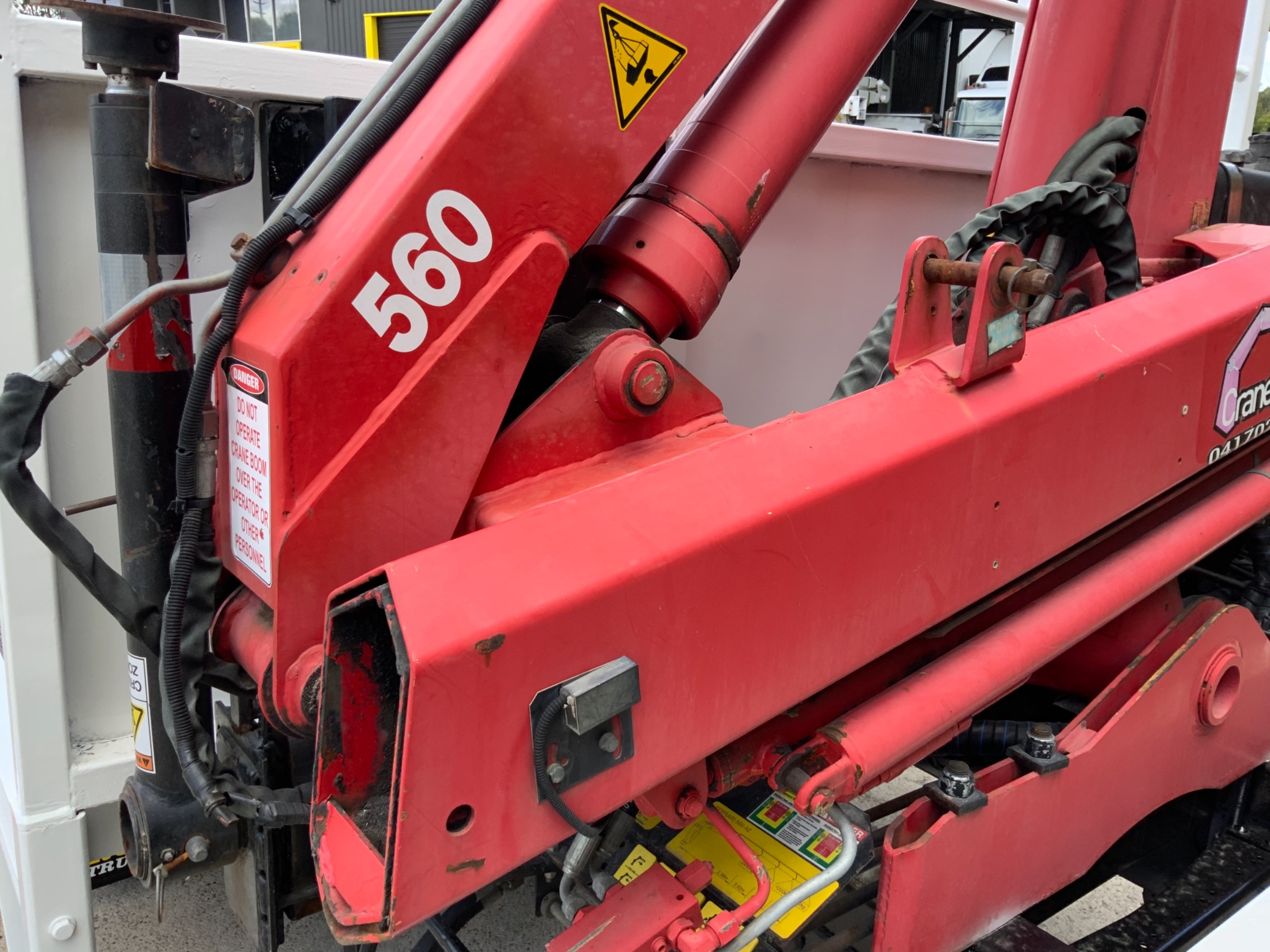 2009 MITSUBISHI FK600 FIGHTER MANUAL CRANE TRUCK