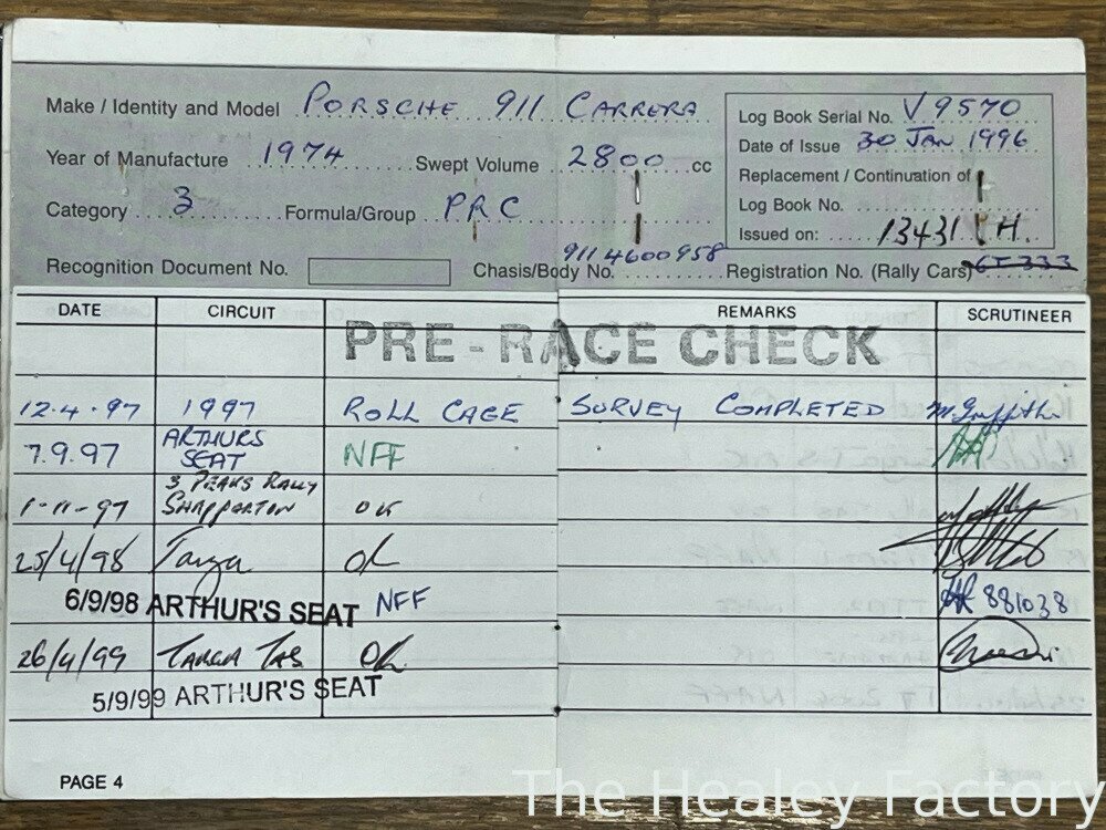 1974 PORSCHE 911 CARRERA 5 SP MANUAL 2D COUPE