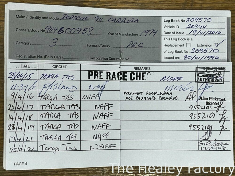 1974 PORSCHE 911 CARRERA 5 SP MANUAL 2D COUPE