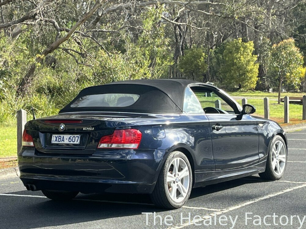 2009 BMW 125I 1 SERIES 6 SP AUTO STEPTRONIC 2D CONVERTIBLE