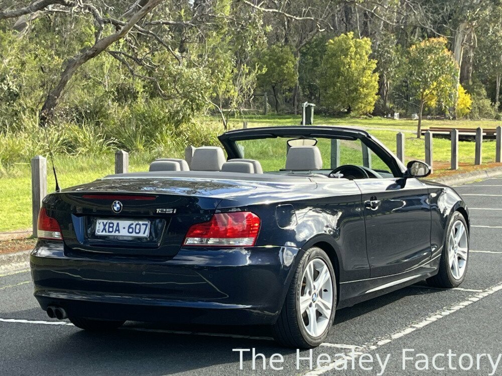 2009 BMW 125I 1 SERIES 6 SP AUTO STEPTRONIC 2D CONVERTIBLE