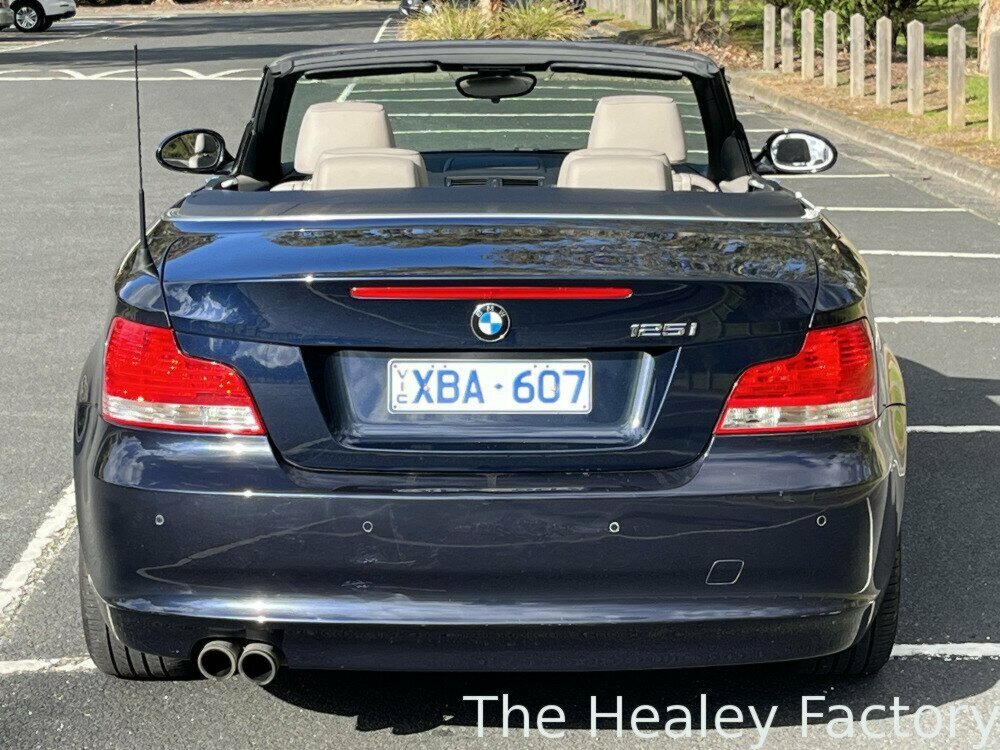 2009 BMW 125I 1 SERIES 6 SP AUTO STEPTRONIC 2D CONVERTIBLE