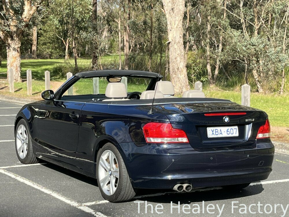 2009 BMW 125I 1 SERIES 6 SP AUTO STEPTRONIC 2D CONVERTIBLE