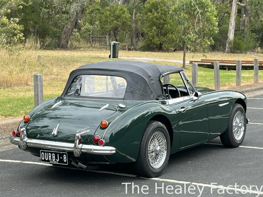1966 AUSTIN HEALEY 3000 MK III BJ8 4 SP MANUAL + O/DRIVE 2D ROADSTER