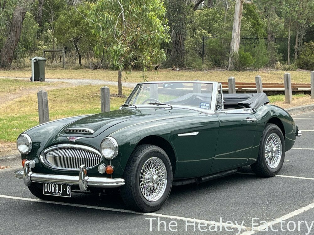 1966 AUSTIN HEALEY 3000 MK III BJ8 4 SP MANUAL + O/DRIVE 2D ROADSTER