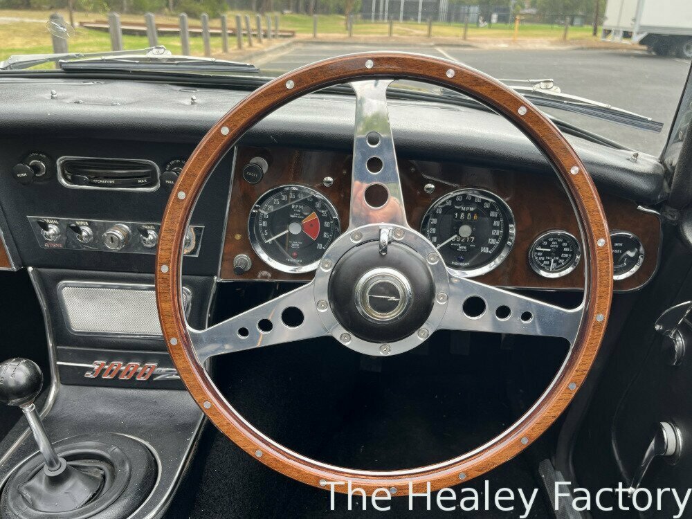 1966 AUSTIN HEALEY 3000 MK III BJ8 4 SP MANUAL + O/DRIVE 2D ROADSTER