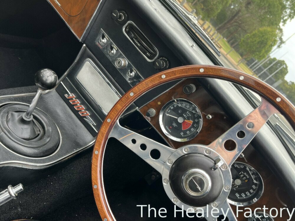1966 AUSTIN HEALEY 3000 MK III BJ8 4 SP MANUAL + O/DRIVE 2D ROADSTER
