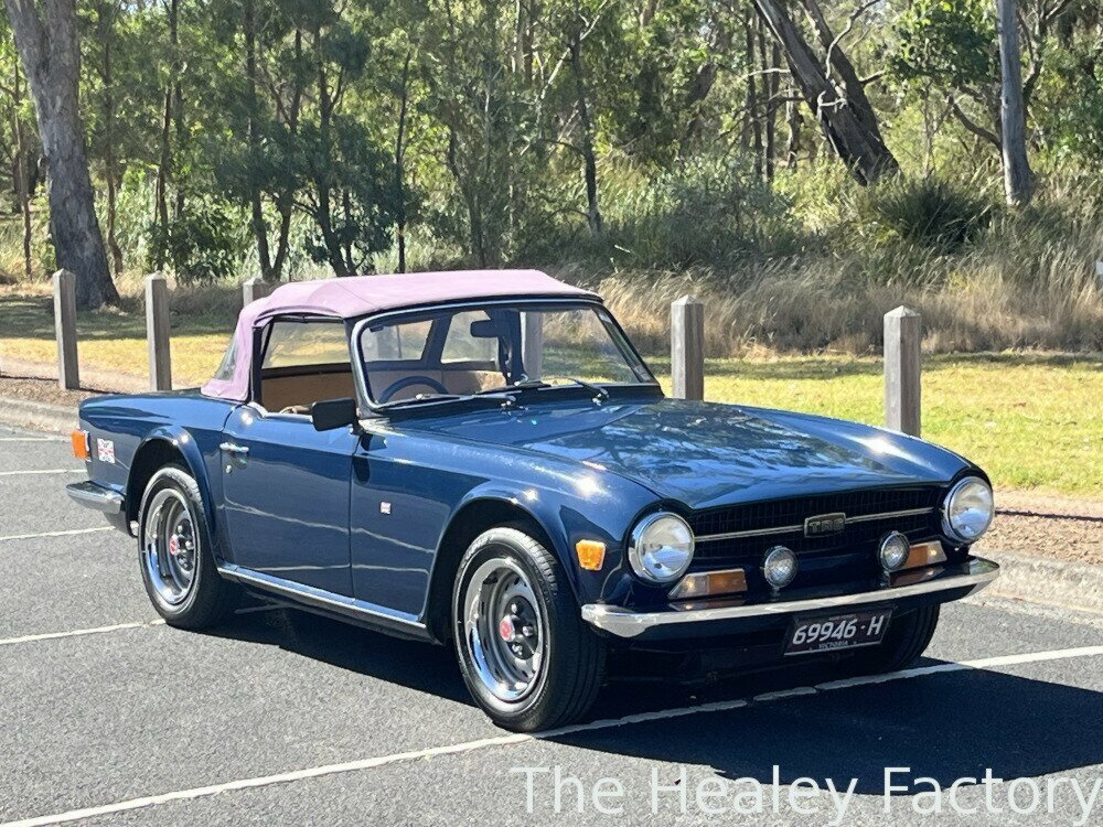 1972 TRIUMPH TR 6 MANUAL + O/DRIVE 2D CONVERTIBLE