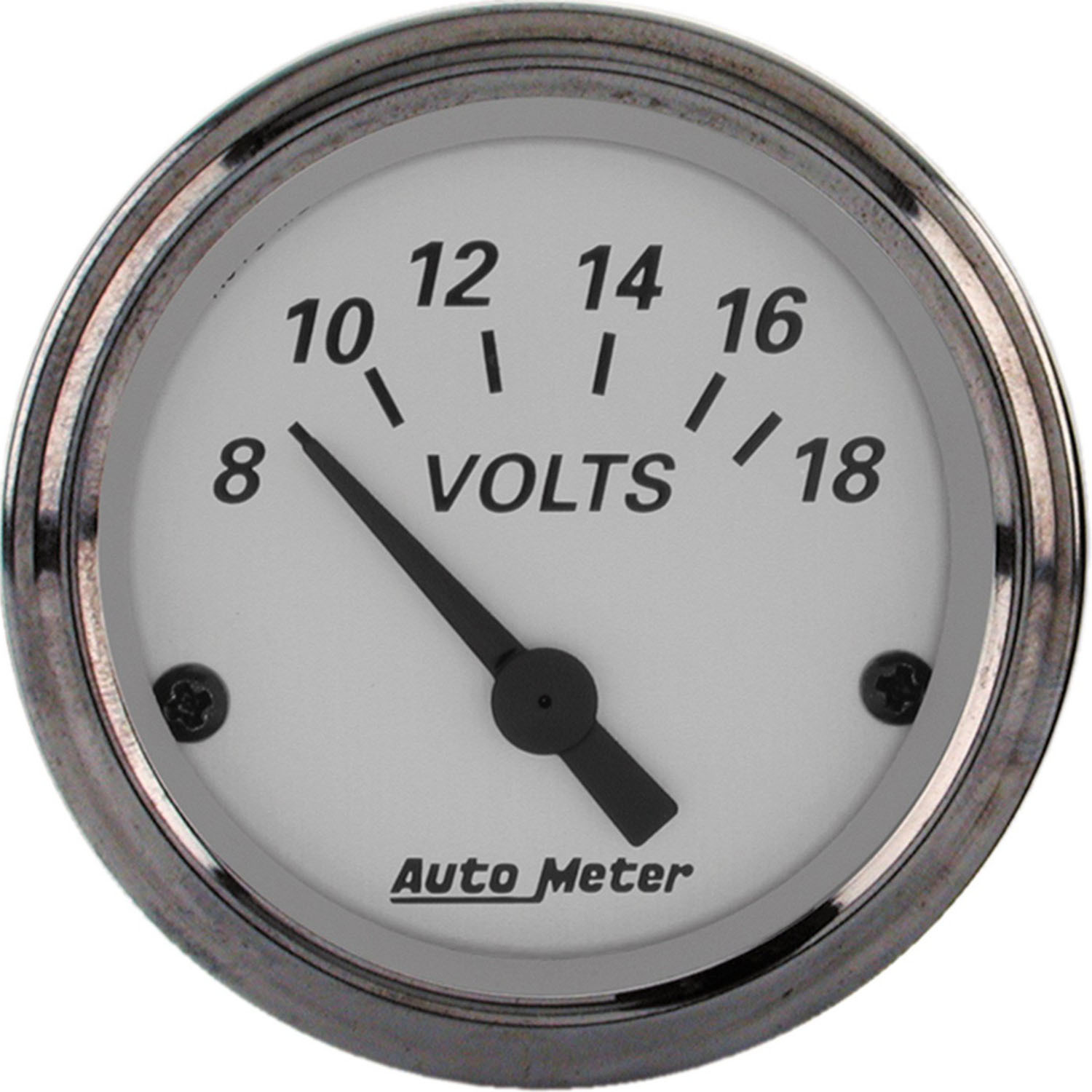 GAUGE, VOLTMETER, 2 1/16", 18V, ELEC, AMERICAN PLATINUM