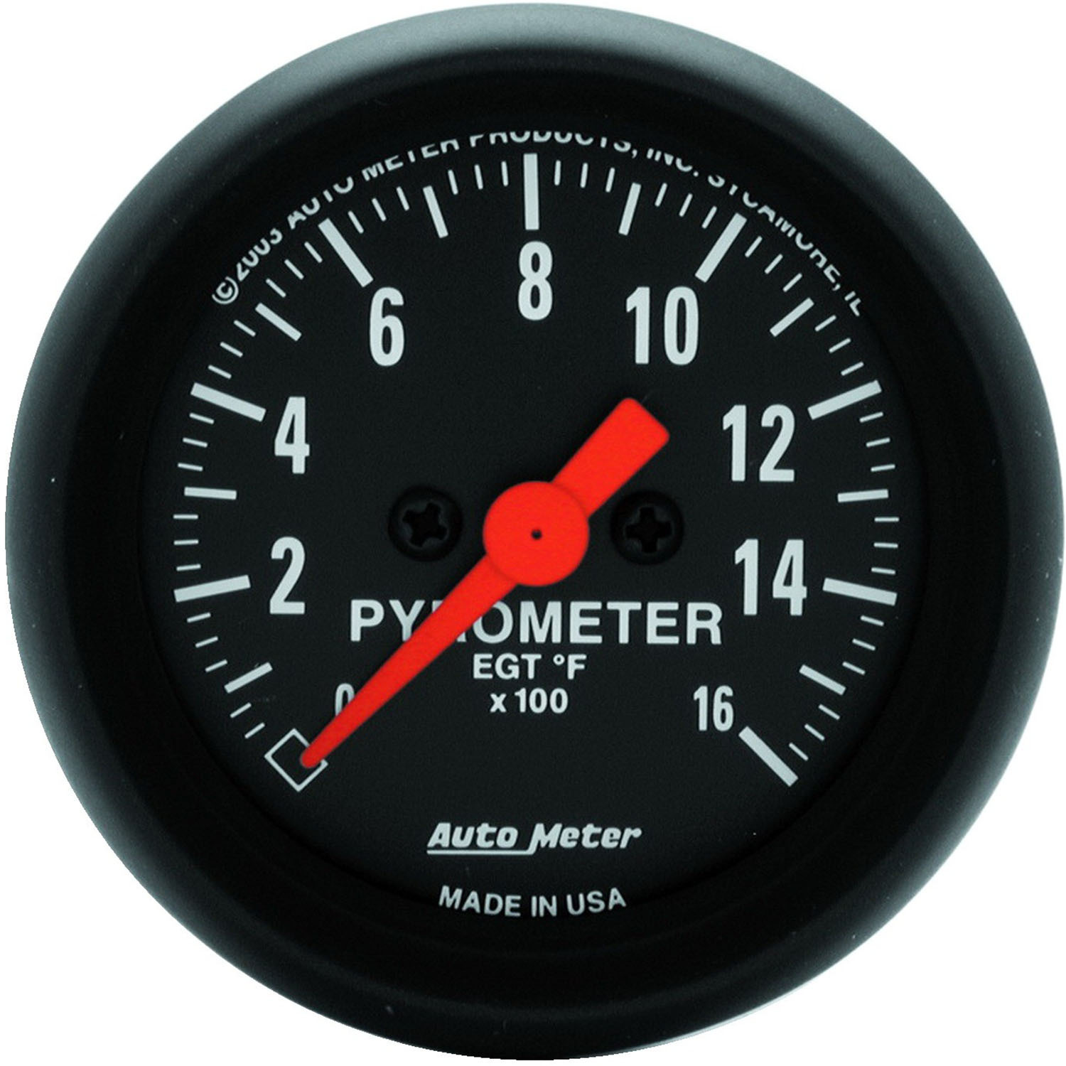 GAUGE, PYROMETER (EGT), 2 1/16", 1600F, DIGITAL STEPPER MOTOR, Z-SERIES