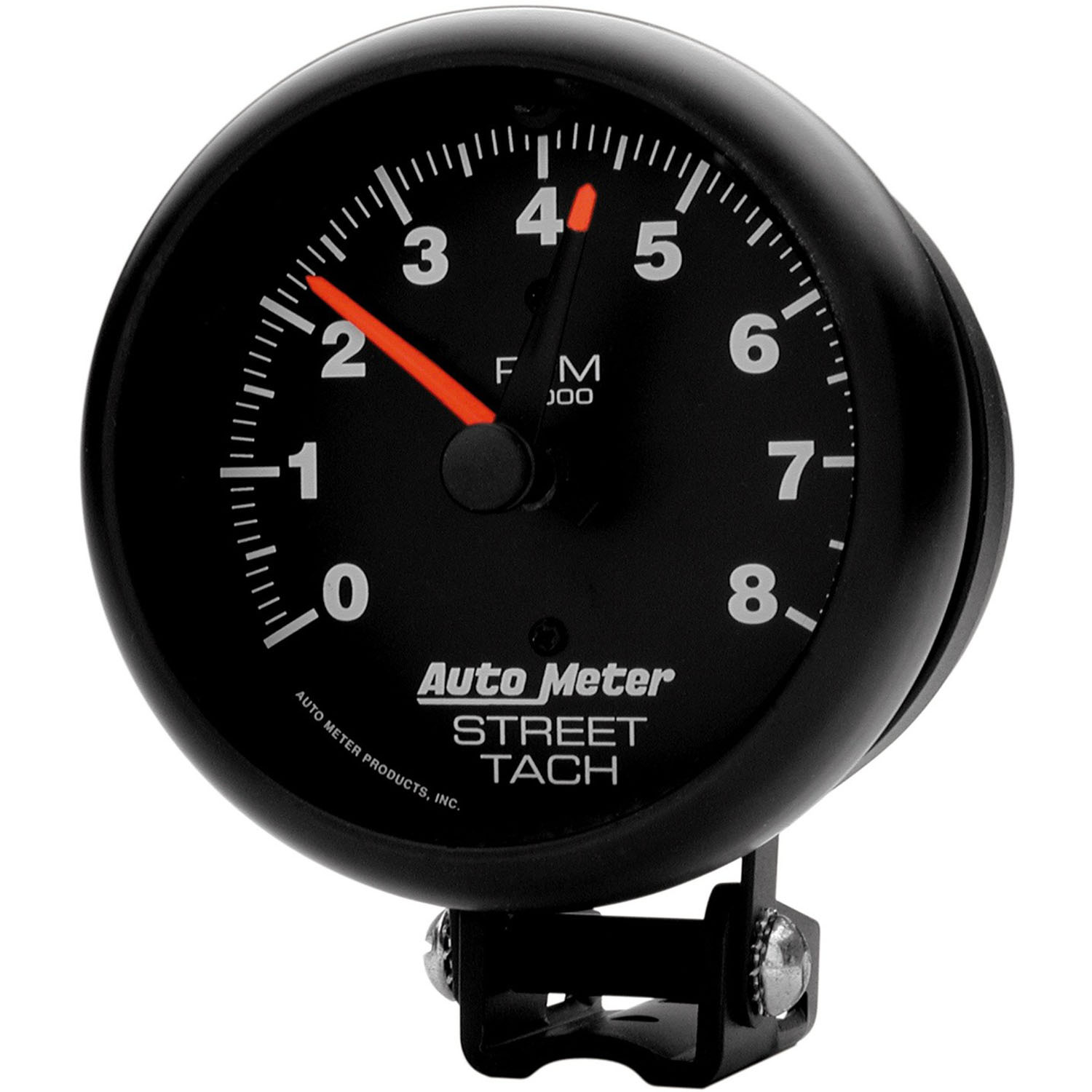 GAUGE, TACHOMETER, 3 3/4", 8K RPM, PEDESTAL W/RED LINE, Z-SERIES