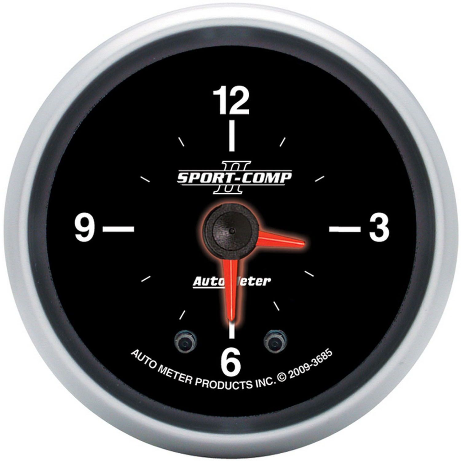 GAUGE, CLOCK, 2 1/16", 12HR, ANALOG, SPORT-COMP II