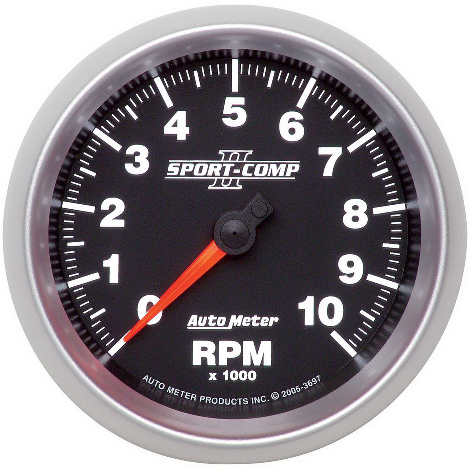 GAUGE, TACHOMETER, 3 3/8", 10K RPM, IN-DASH, SPORT-COMP II