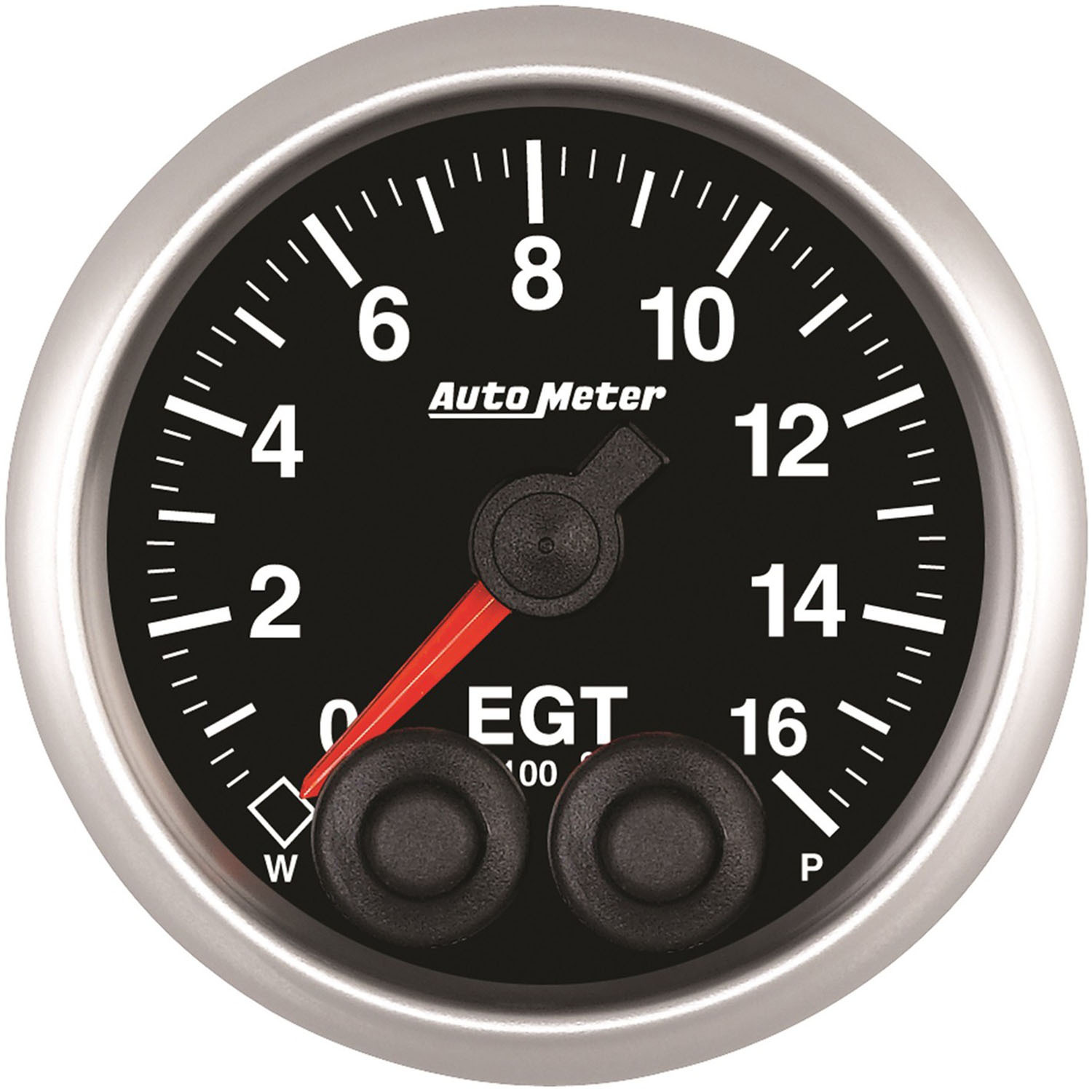 GAUGE, PYRO. (EGT), 2 1/16", 1600F, STEPPER MOTOR W/PEAK & WARN, ELITE