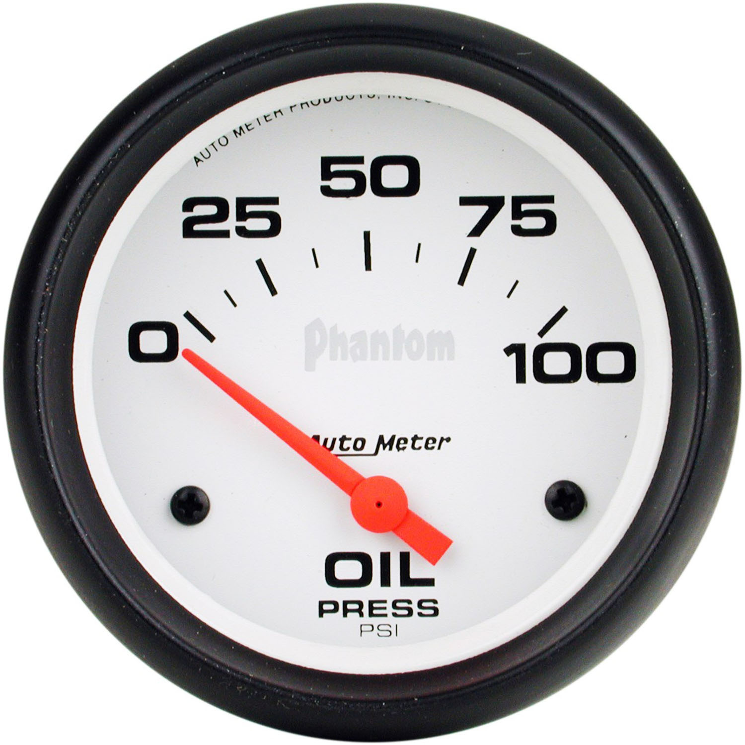GAUGE, OIL PRESSURE, 2 5/8", 100PSI, ELECTRIC, PHANTOM