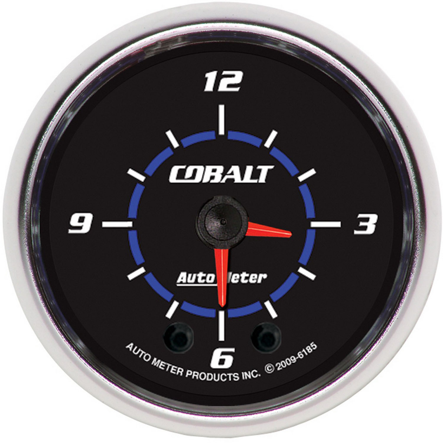 GAUGE, CLOCK, 2 1/16", 12HR, ANALOG, COBALT