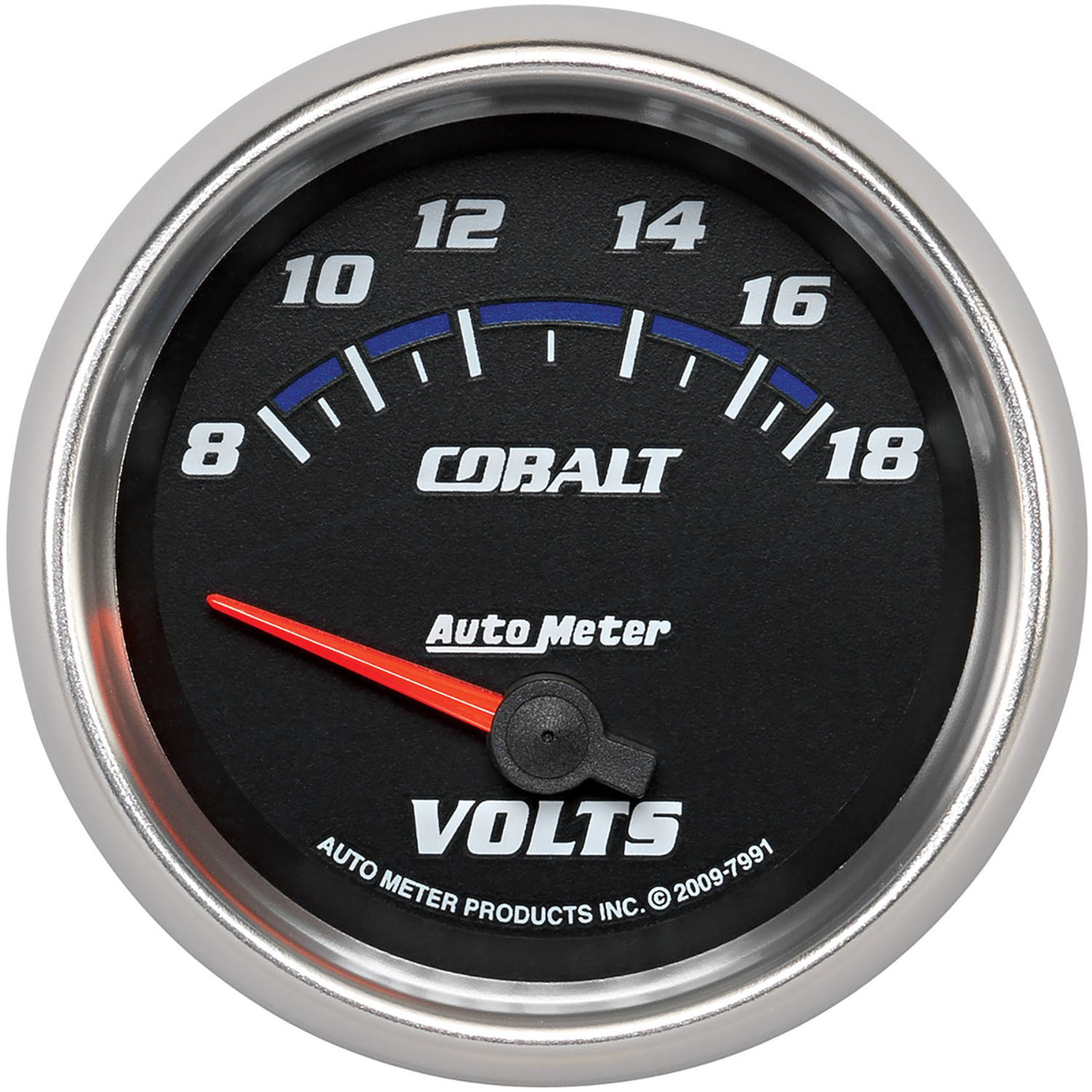 GAUGE, VOLTMETER, 2 5/8", 18V, ELECTRIC, COBALT