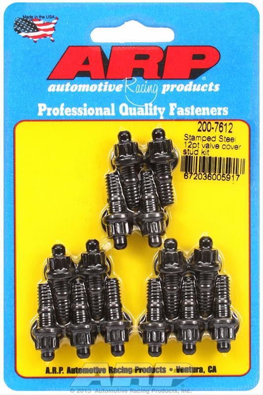 STAMPED STEEL 12PT VALVE COVER STUD KIT