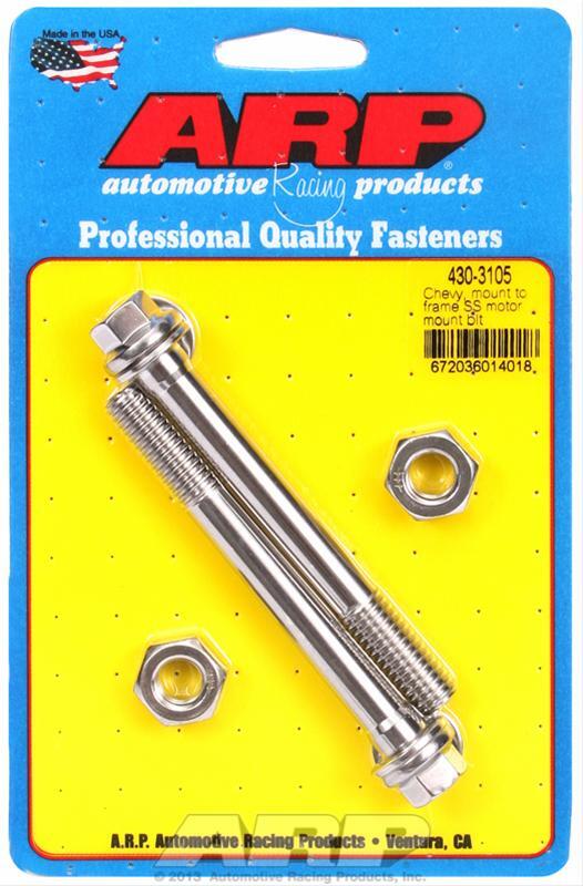CHEVY, MOUNT TO FRAME, SS MOTOR MOUNT BOLT KIT