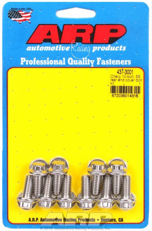 CHEVY 10-BOLT, SS REAR END COVER BOLT KIT