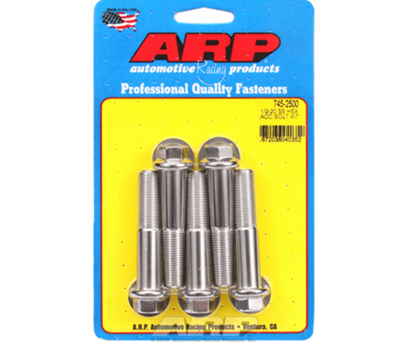 1/2-20 X 1.750 HEX SS BOLTS